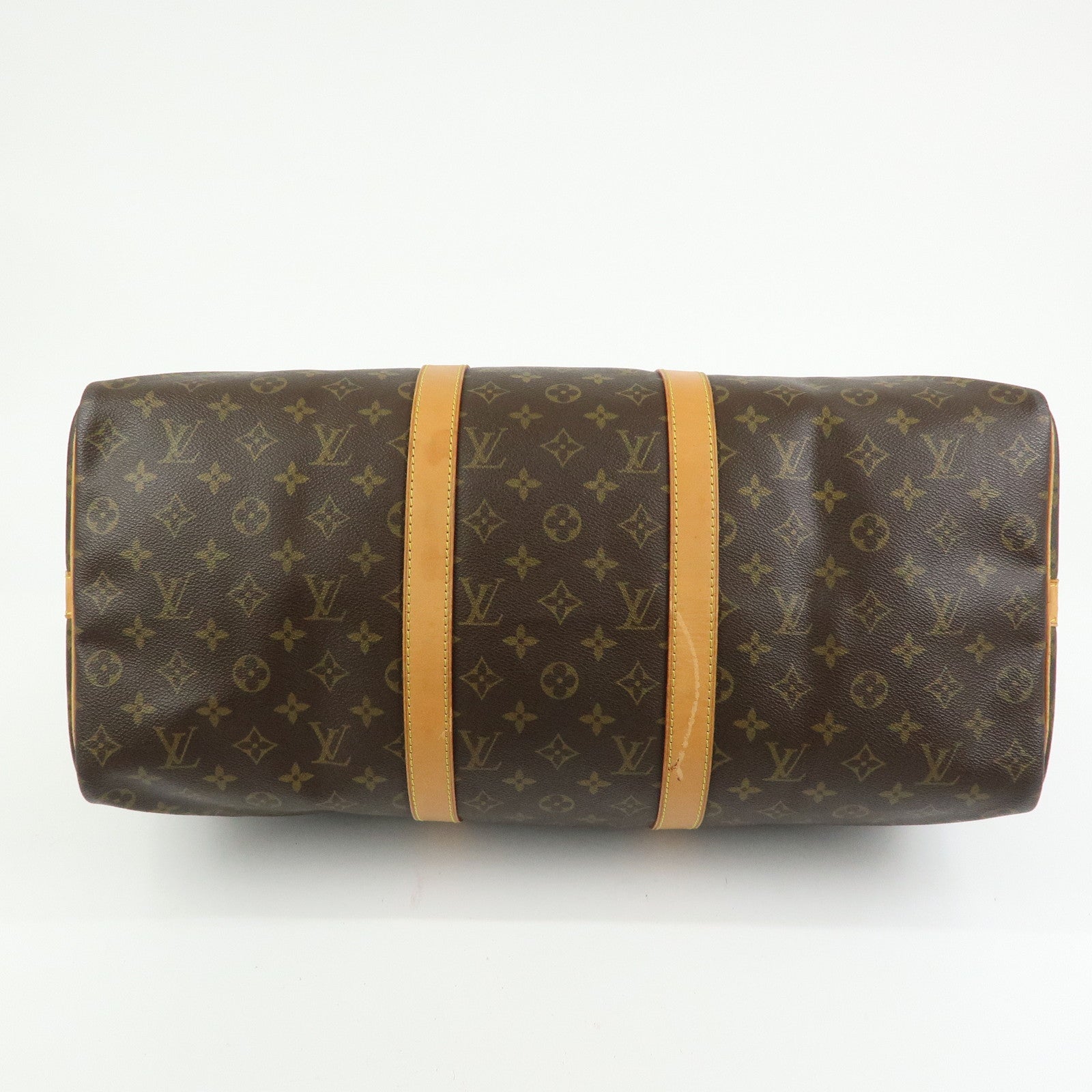 Louis Vuitton Monogram Keep All Bandouliere 50 Boston Bag M41416