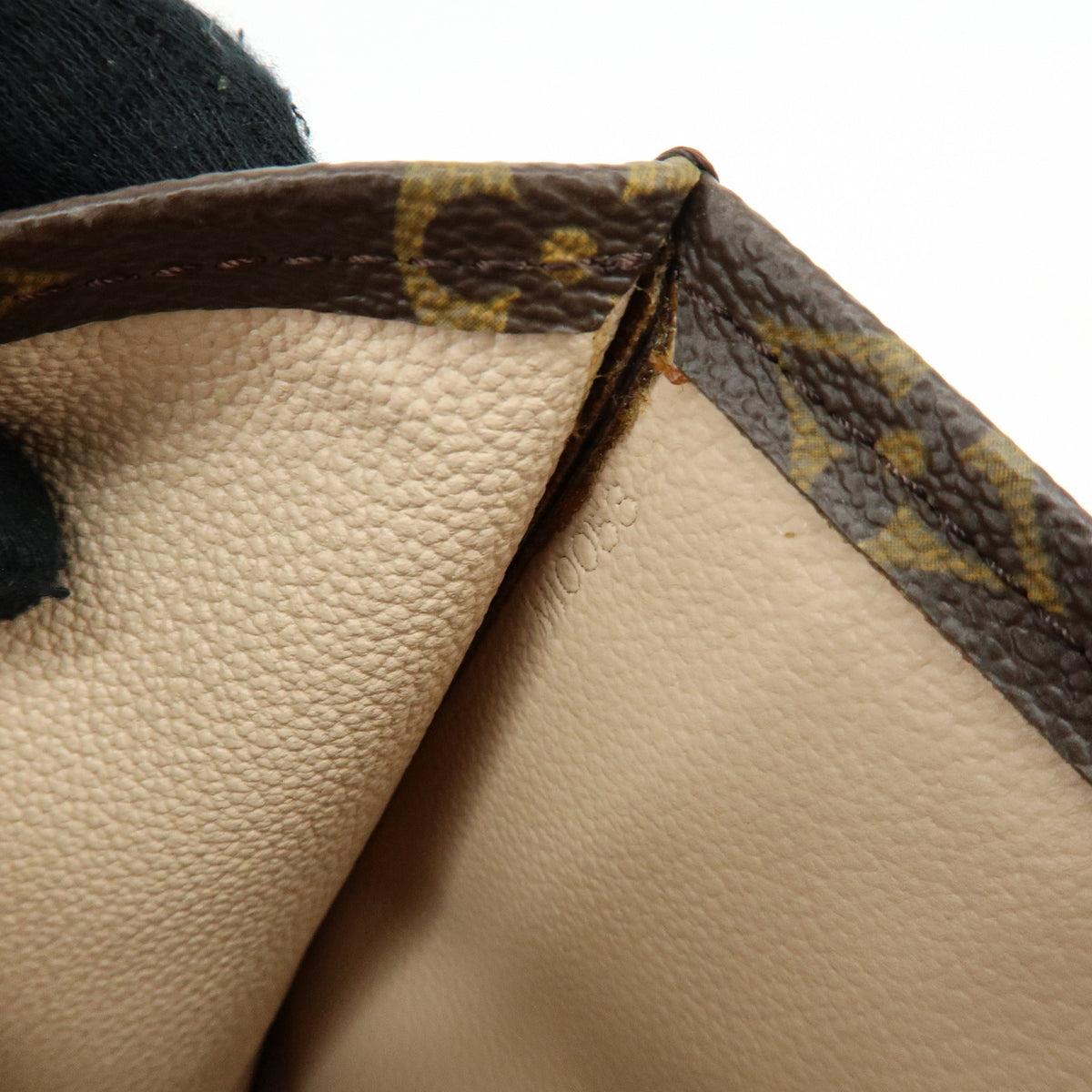 Louis Vuitton Monogram Sac Plat Tote Bag Hand Bag Brown M51140