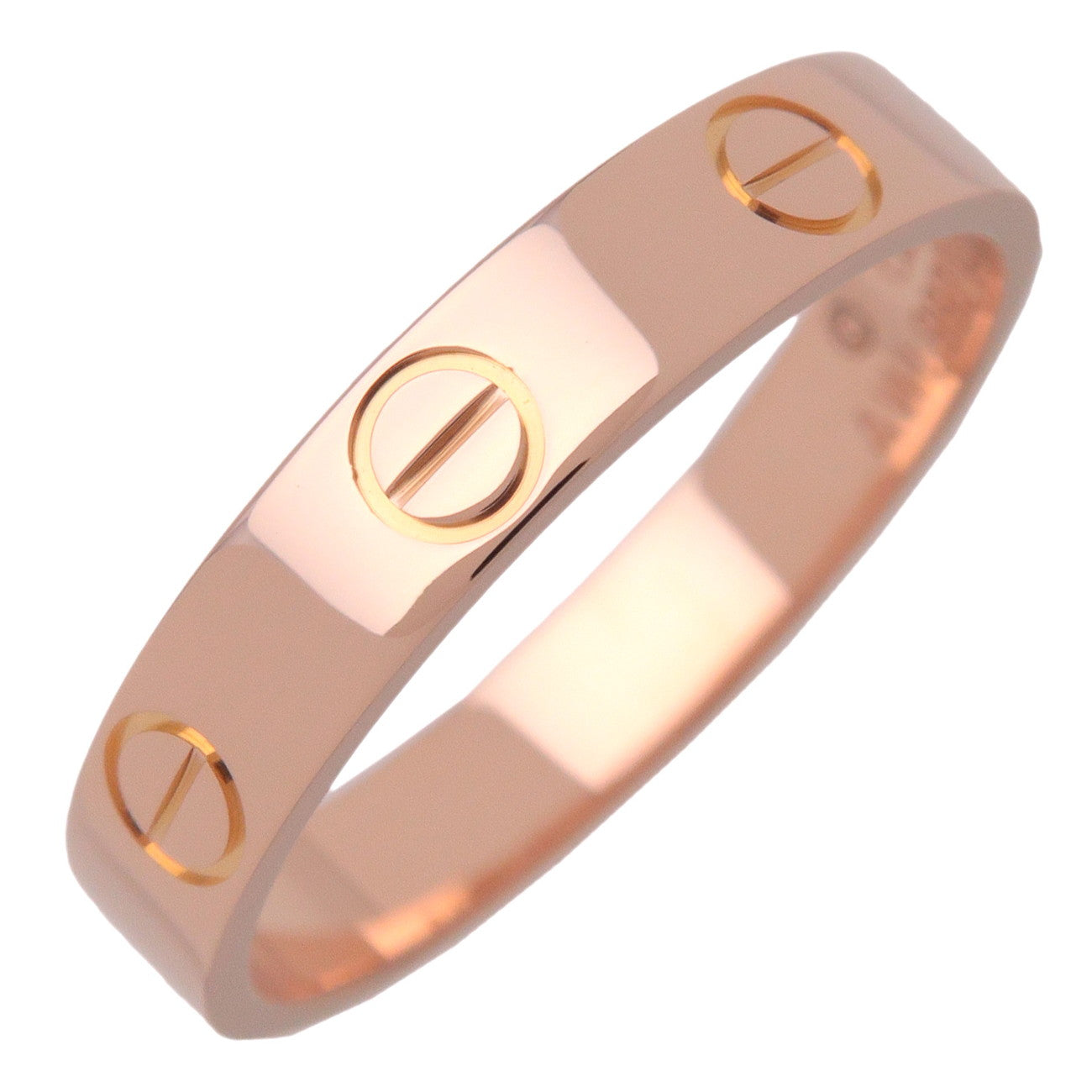 Cartier Mini Love Ring Rose Gold K18 750PG #53 US6.5 EU53 HK14
