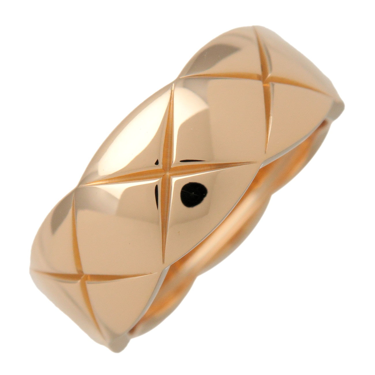 CHANEL COCO Crush Medium Ring #47 K18 750YG Yellow Gold US4.5 J10571