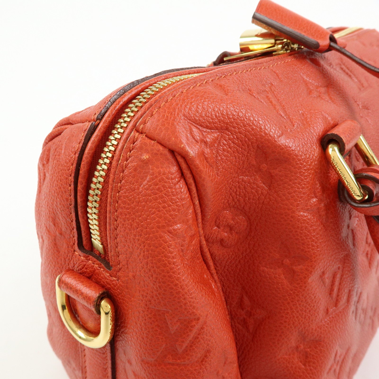 Louis Vuitton Monogram Empreinte Speedy Bandouliere 25 2Way Bag M40758