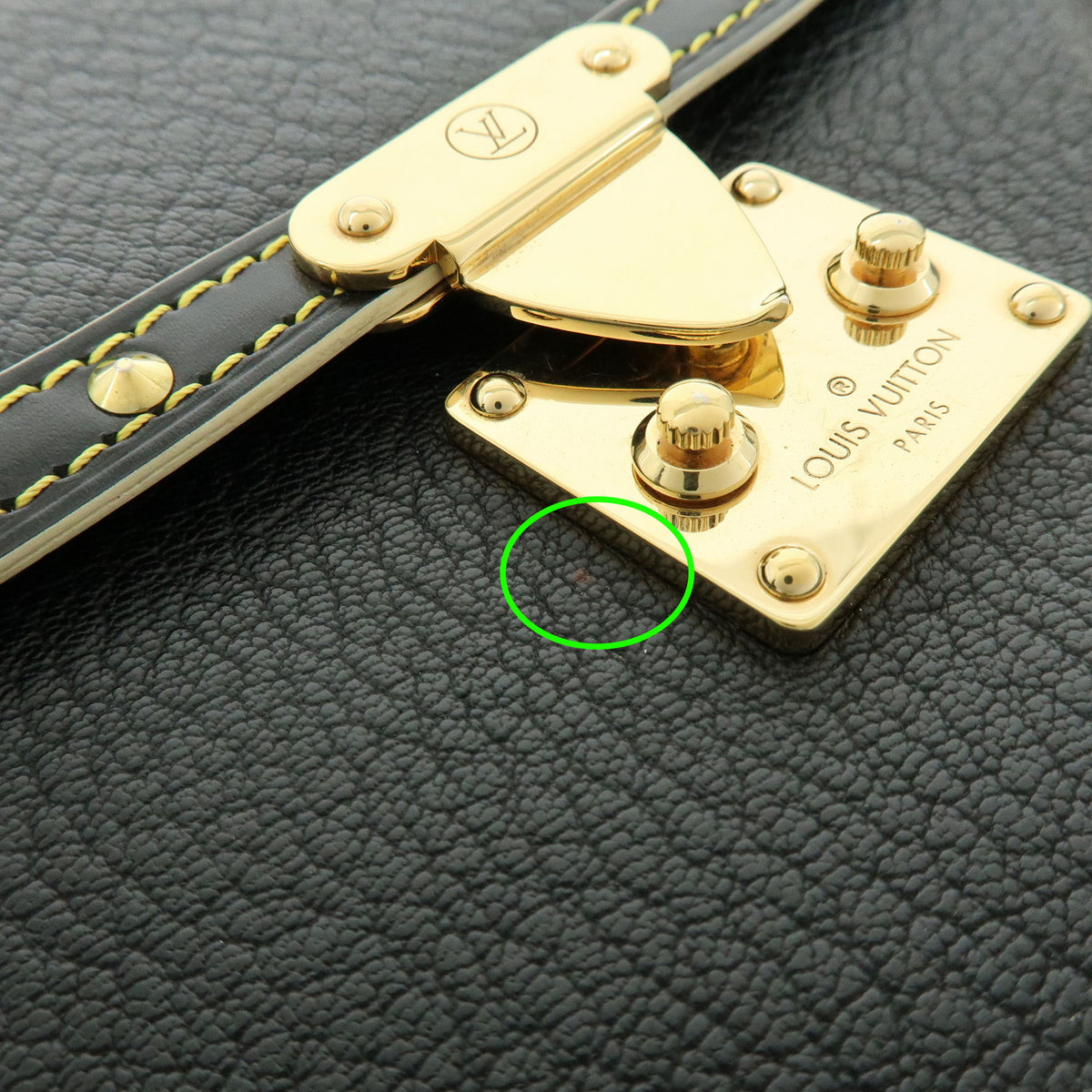 Louis Vuitton Suhari L'Aimable Leather Hand Bag Noir M92847