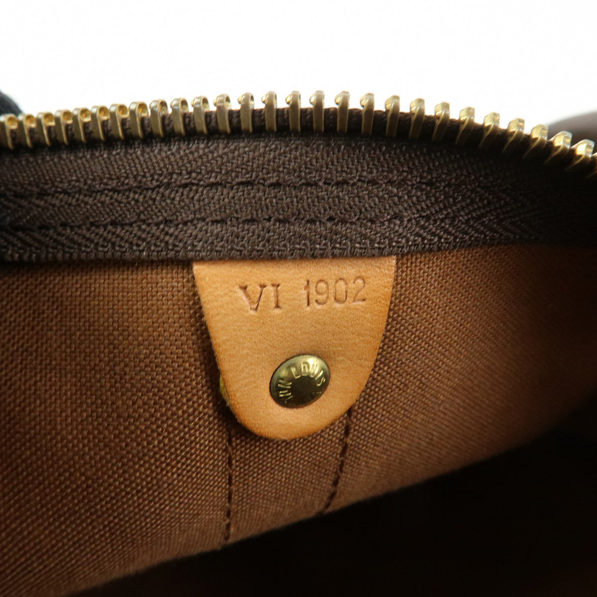 Louis Vuitton Keep All Bandouliere 55 Boston Bag Brown M41414
