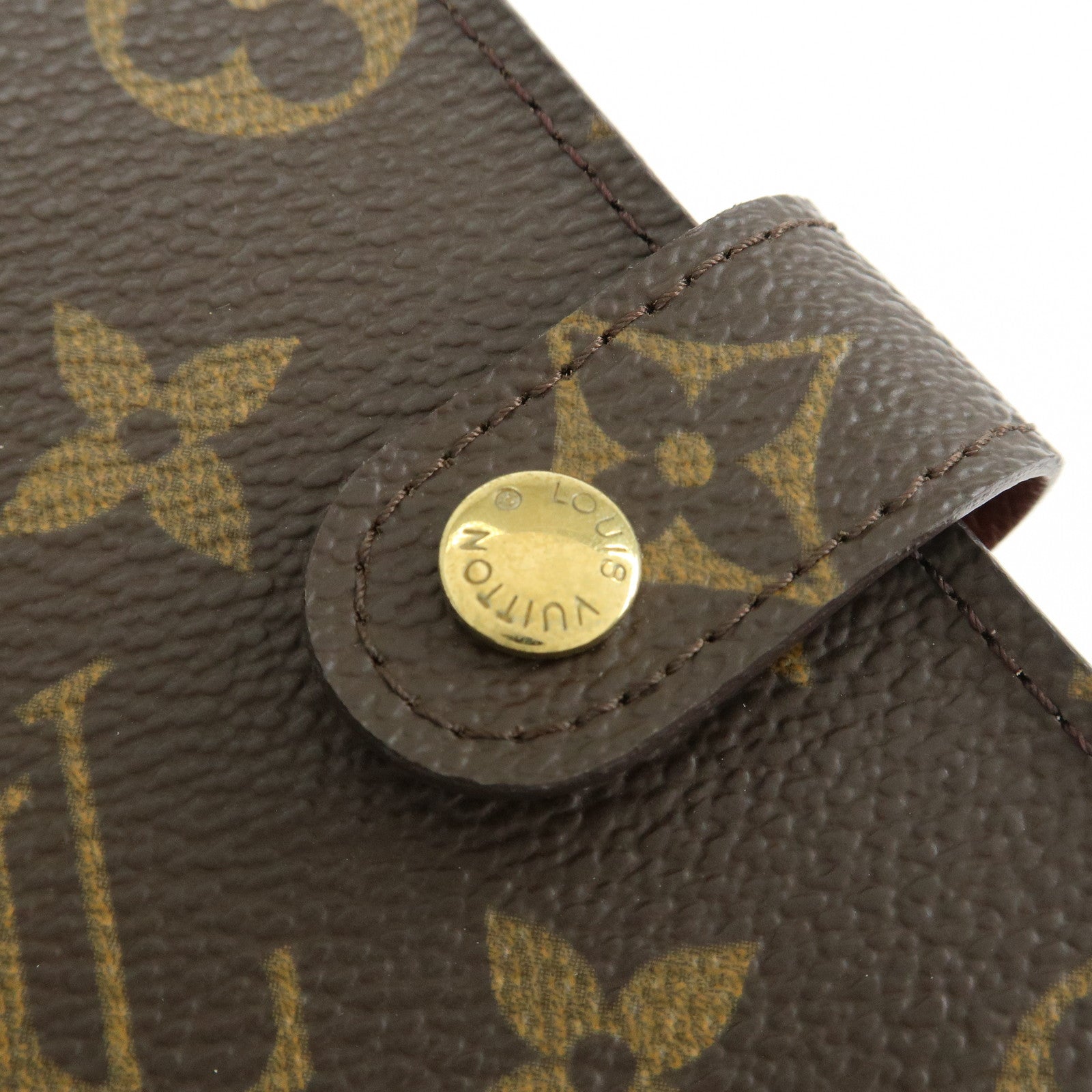 Louis Vuitton Monogram Agenda PM Planner Cover Brown R20005