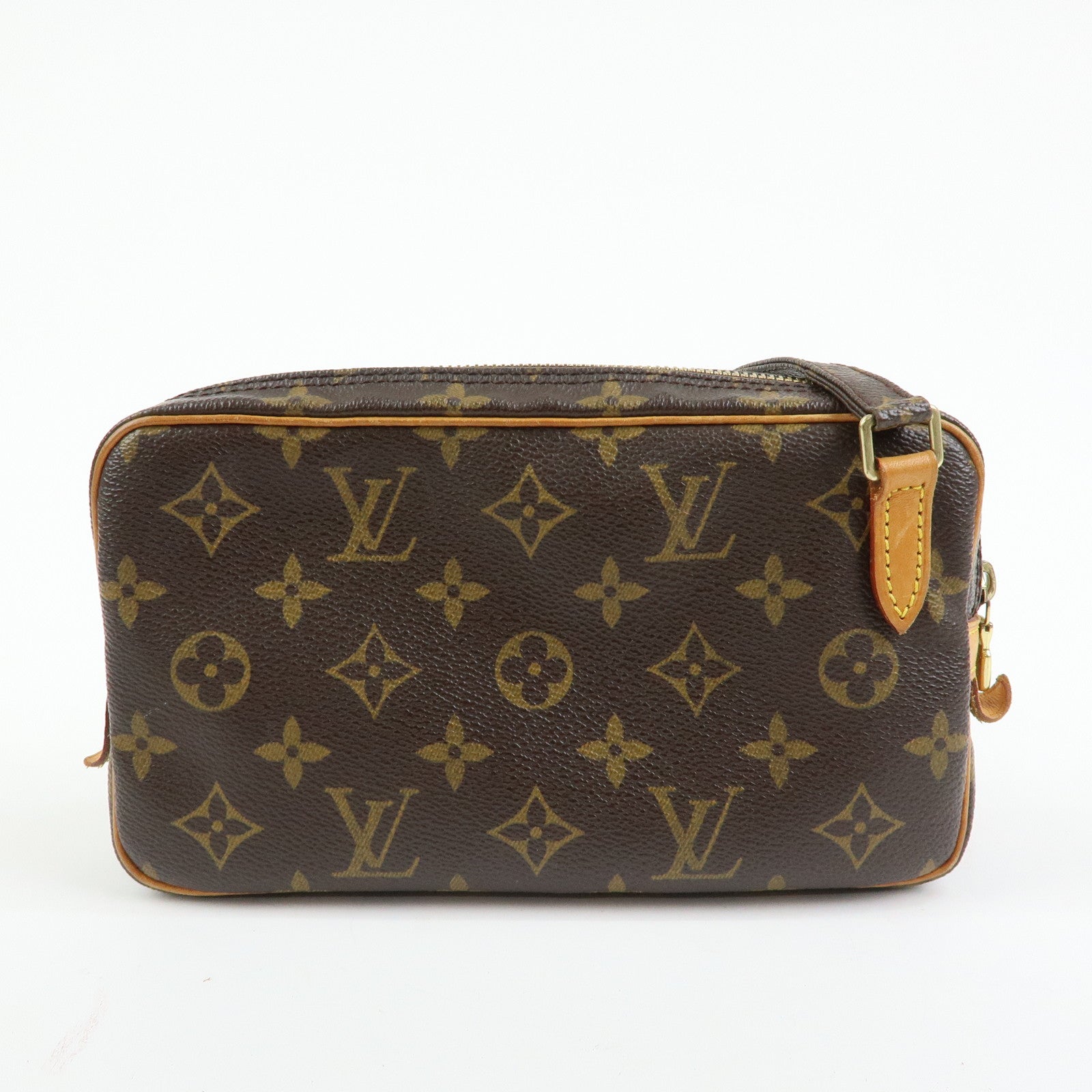 Louis Vuitton Monogram Pochette Marly Bandouliere Bag Brown M51828