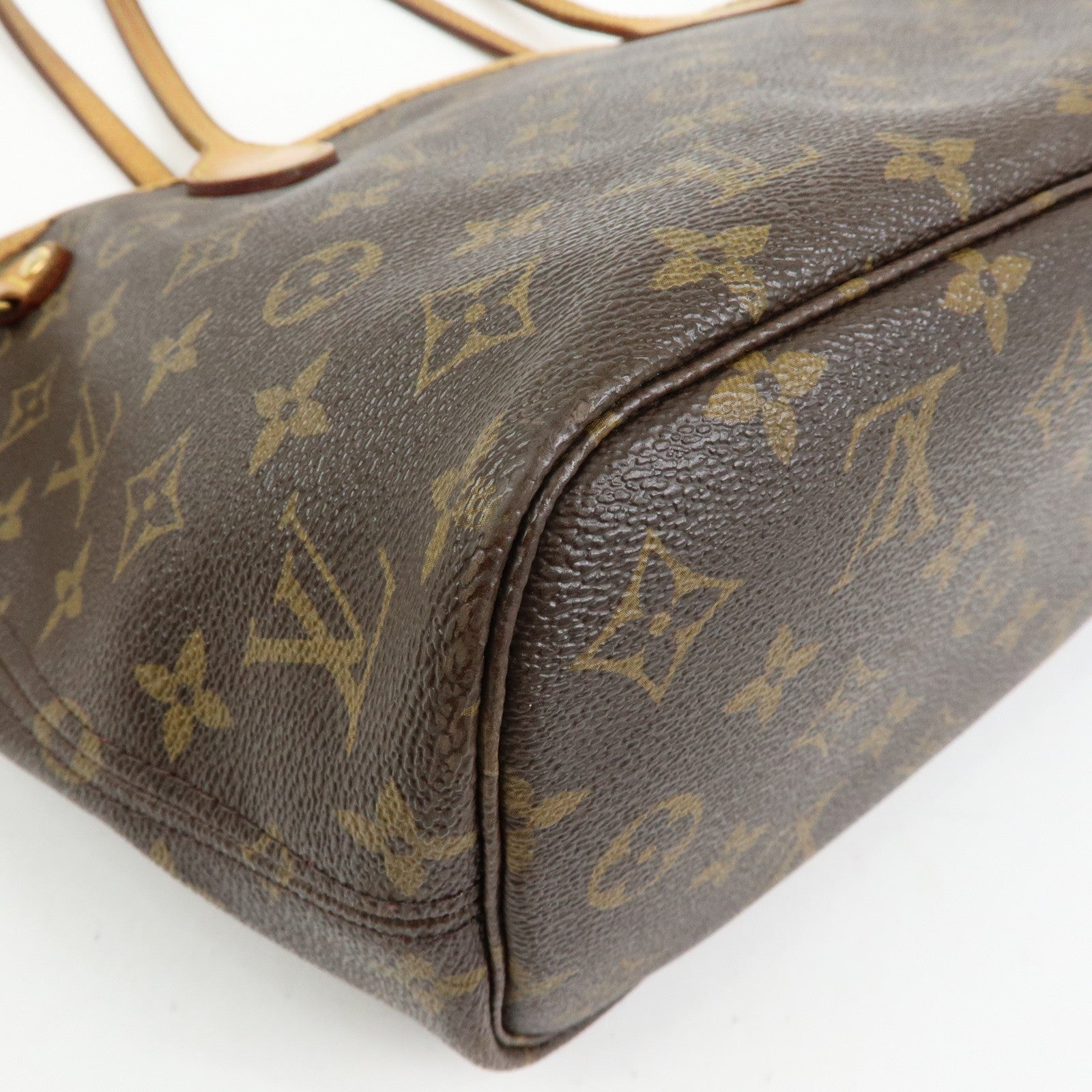 Louis Vuitton Monogram Neverfull PM Tote Bag Brown M41245