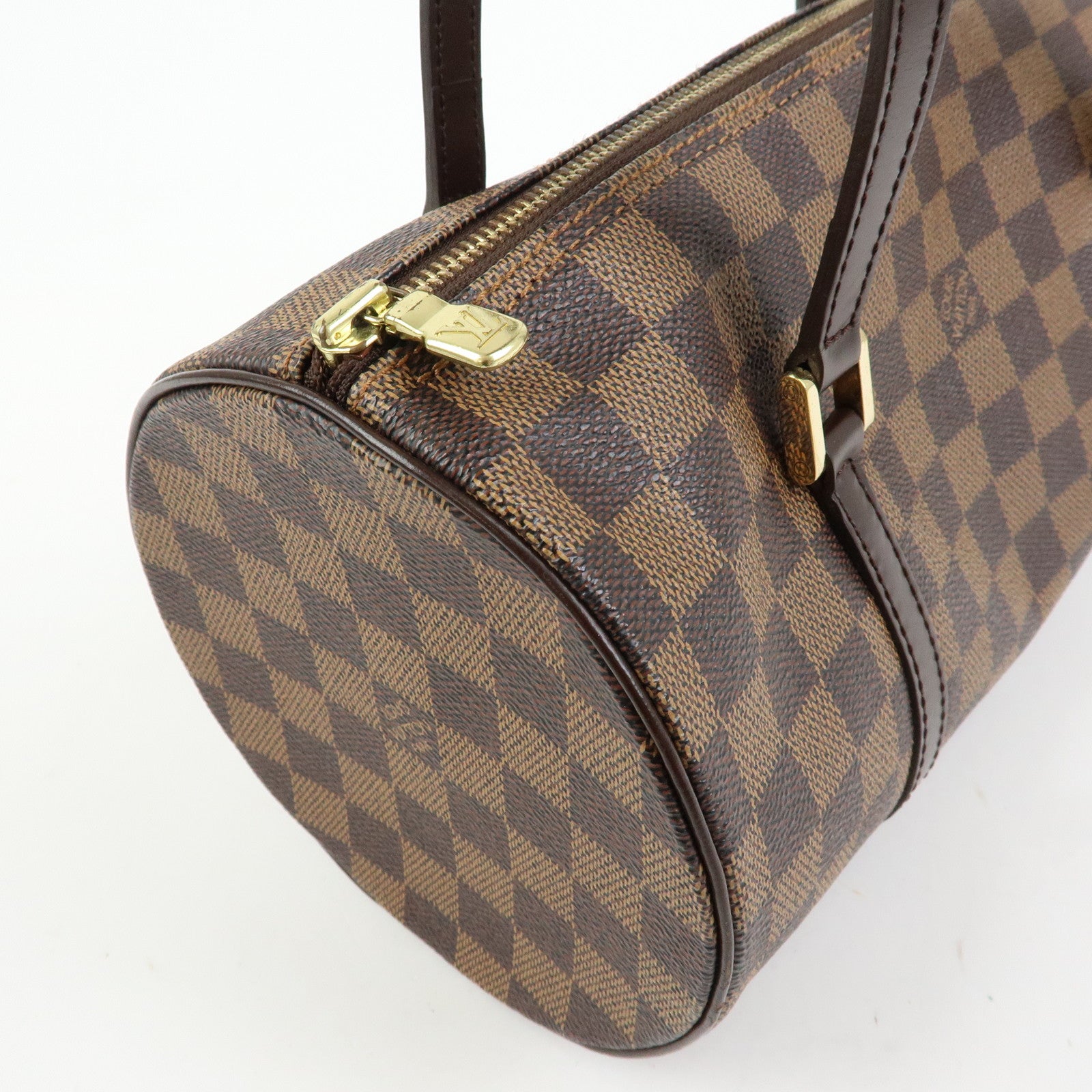 Louis Vuitton Damier Ebene Papillon 30 Hand Bag Brown N51303