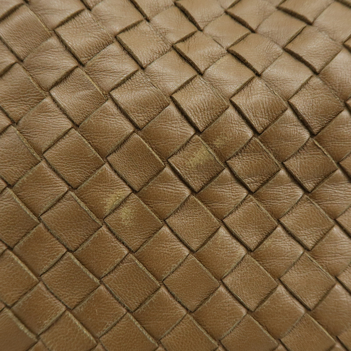 BOTTEGA VENETA Intrecciato Leahter Shoulder Bag Tote Bag Cafe Brown