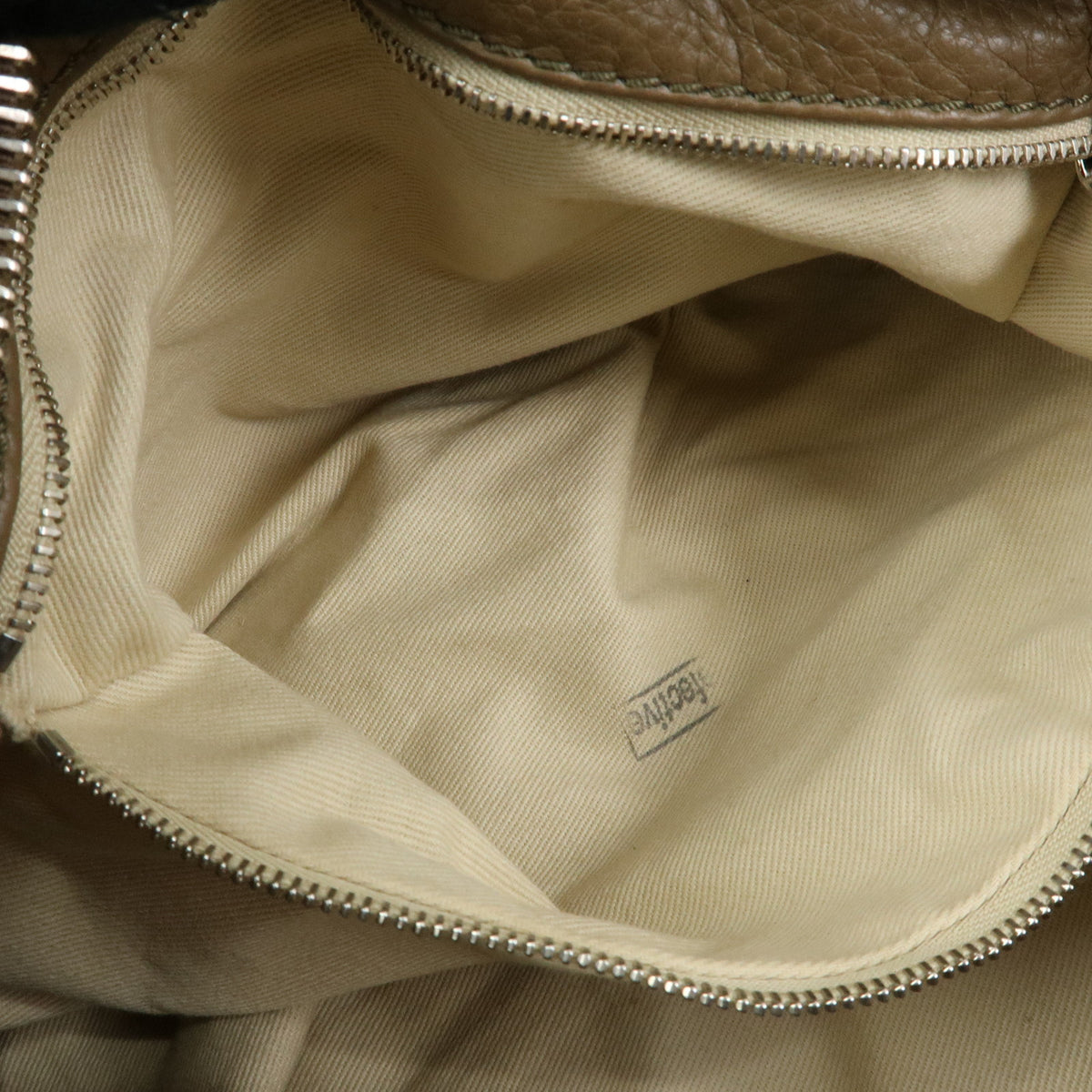Chloe Paddington Leather Hand Bag Boston Bag Brown