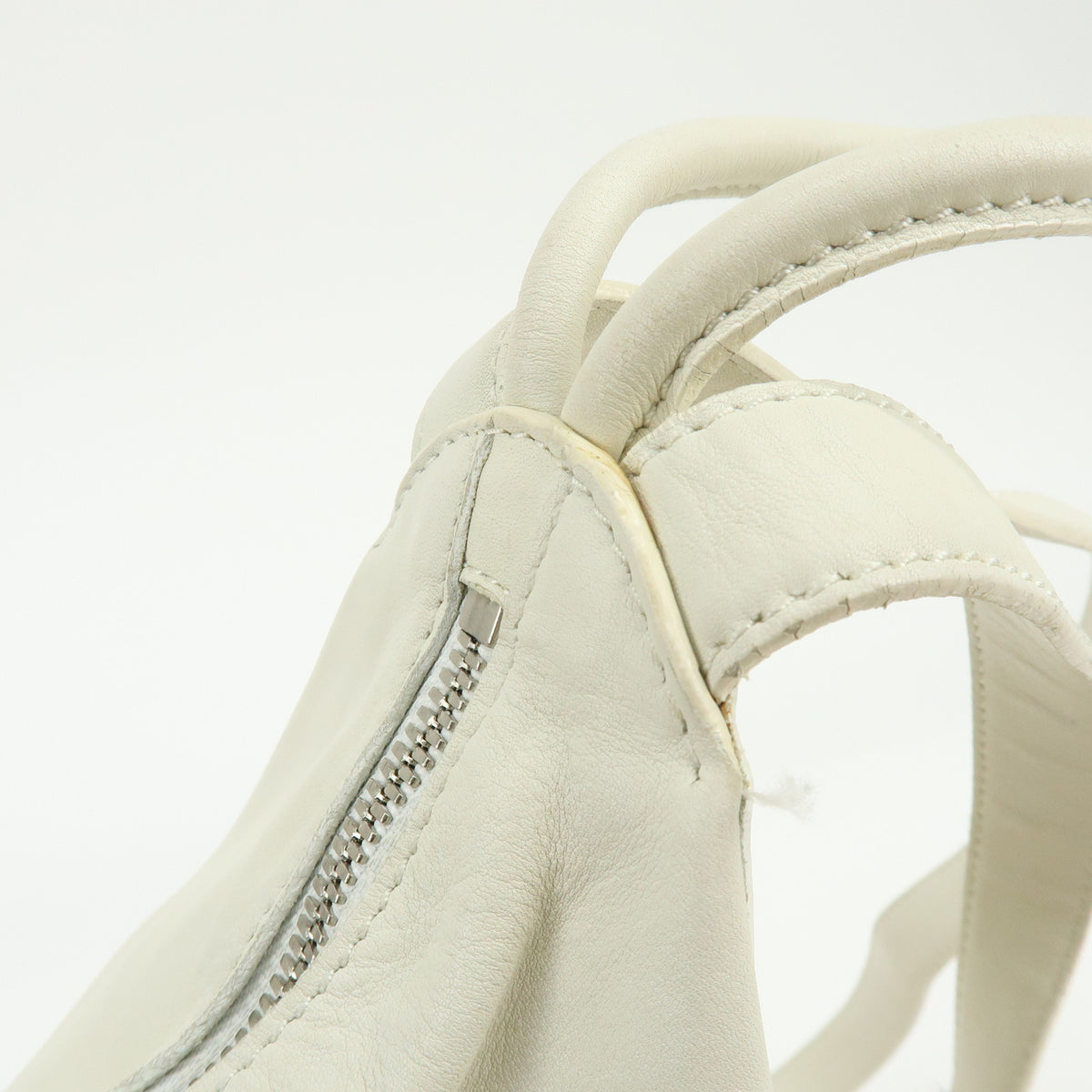 LOEWE Anton Leather Backpack Rucksack Ivory