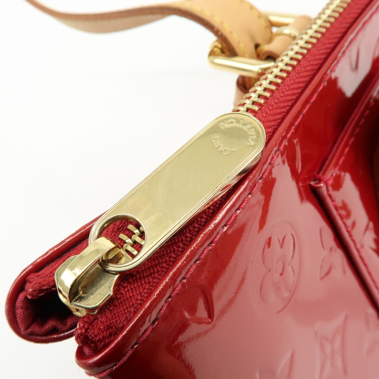 Louis Vuitton Vernis Rosewood Avenue Hand Bag Pomme D'Amour M93507