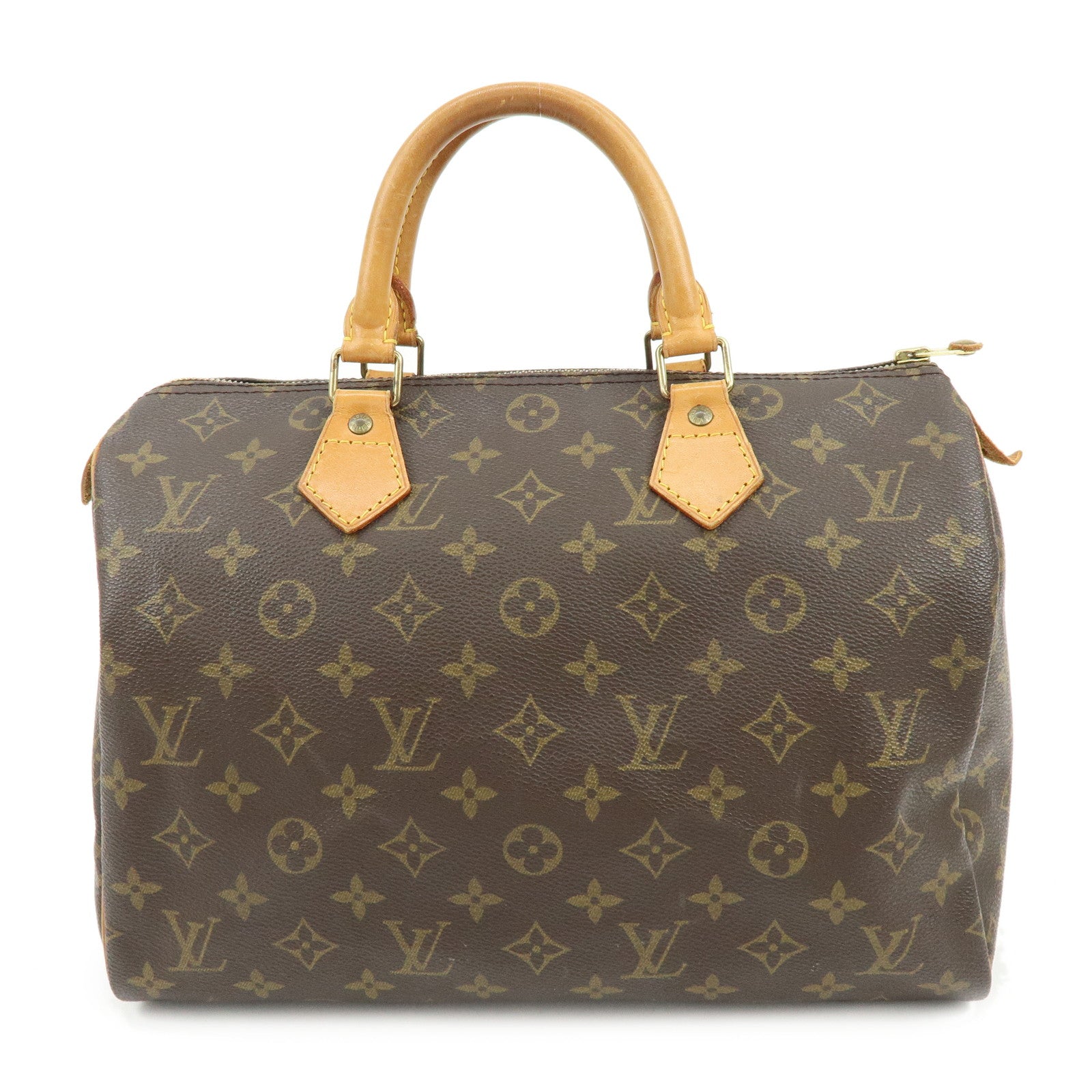 Louis Vuitton Monogram Speedy 30 Boston Bag Hand Bag Brown M41526