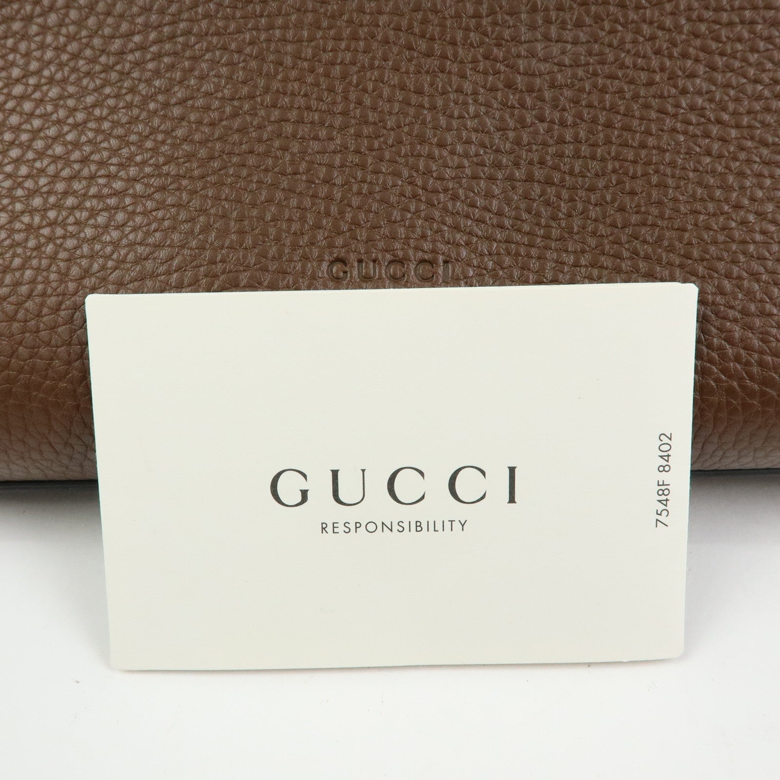 GUCCI Bamboo Daily Medium Leather 2Way Bag Limited Edition Brown 392013