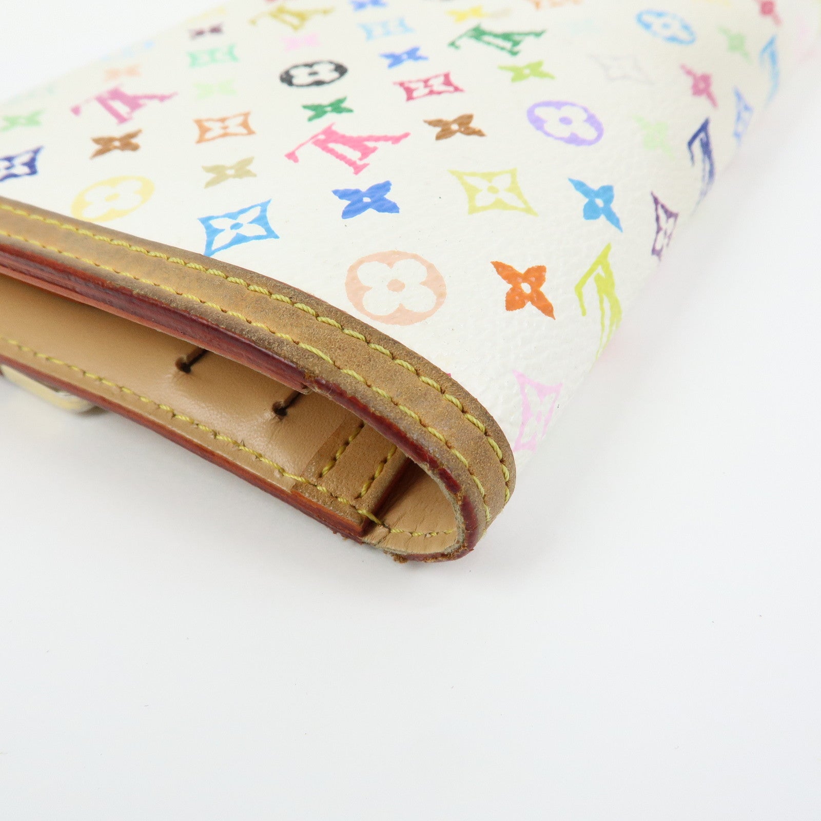 Louis Vuitton Monogram Porte Trezor International Wallet Blanc M92659