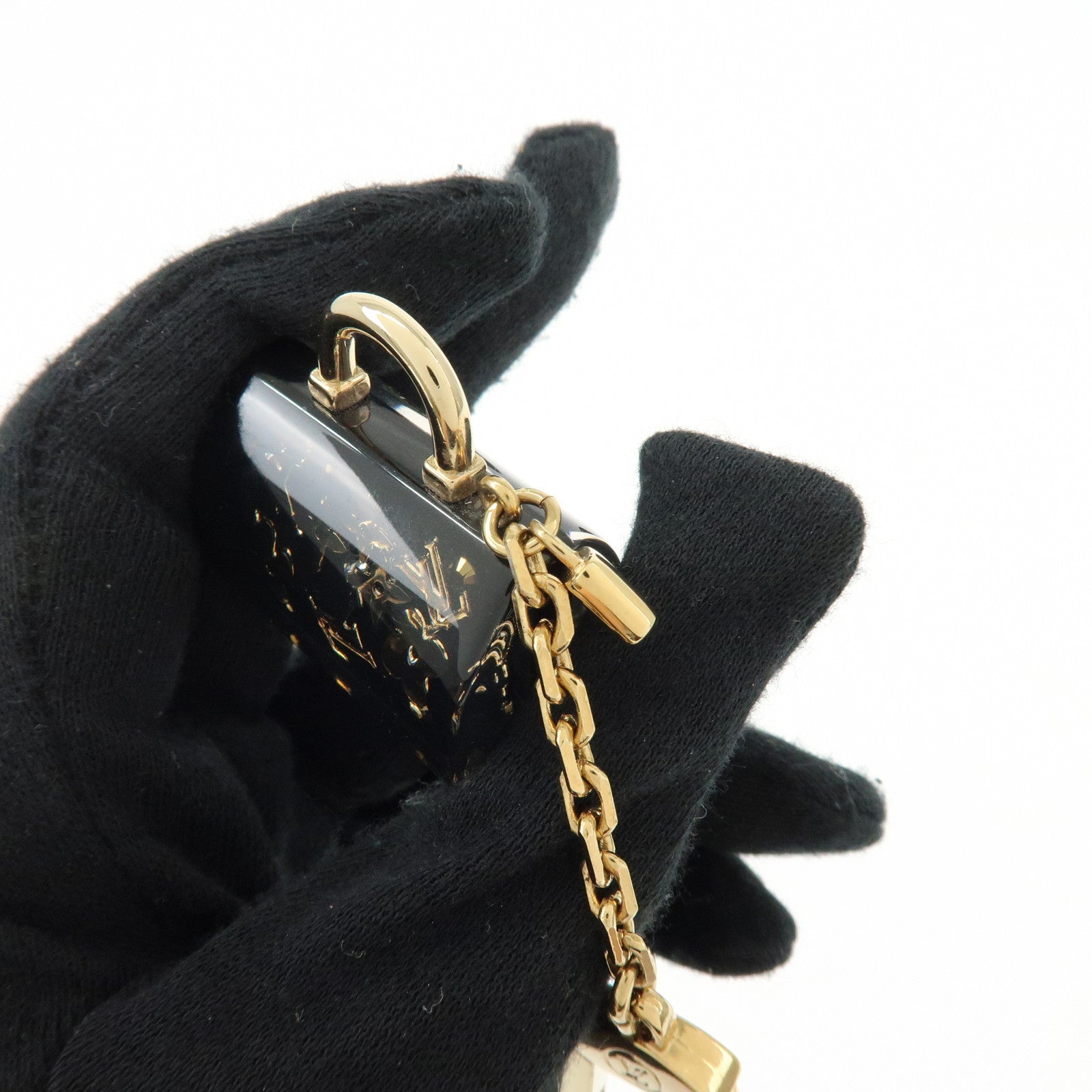 Louis Vuitton Resin Porte-Cles Speedy Inclusion Bag Charm Key Chain