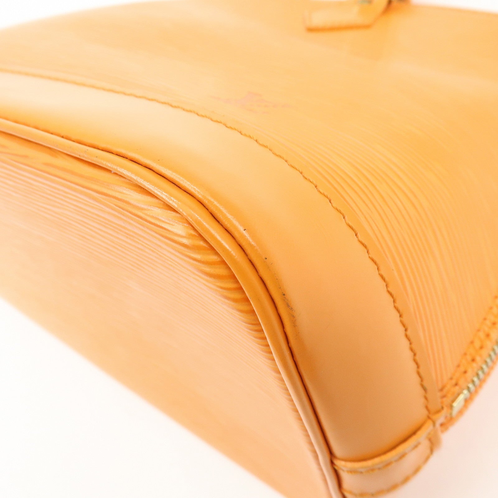 Louis Vuitton Epi Leather Alma PM Hand Bag Mandarin Orange M5124H