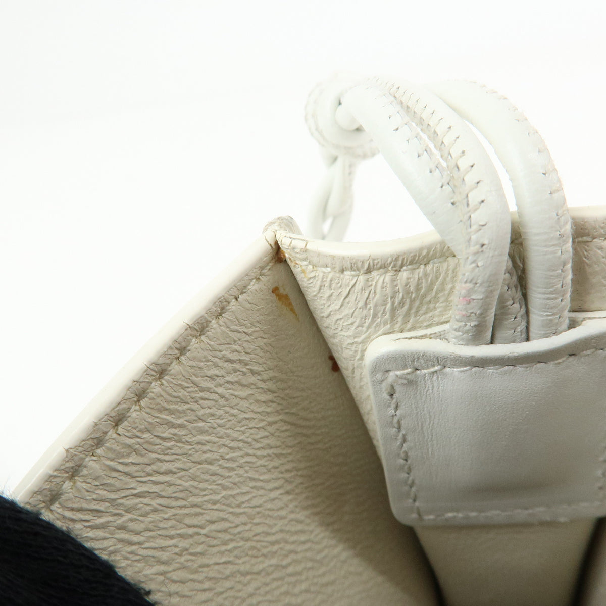 JIL SANDER Tangle Leather Shoulder Bag Crossbody Bag White