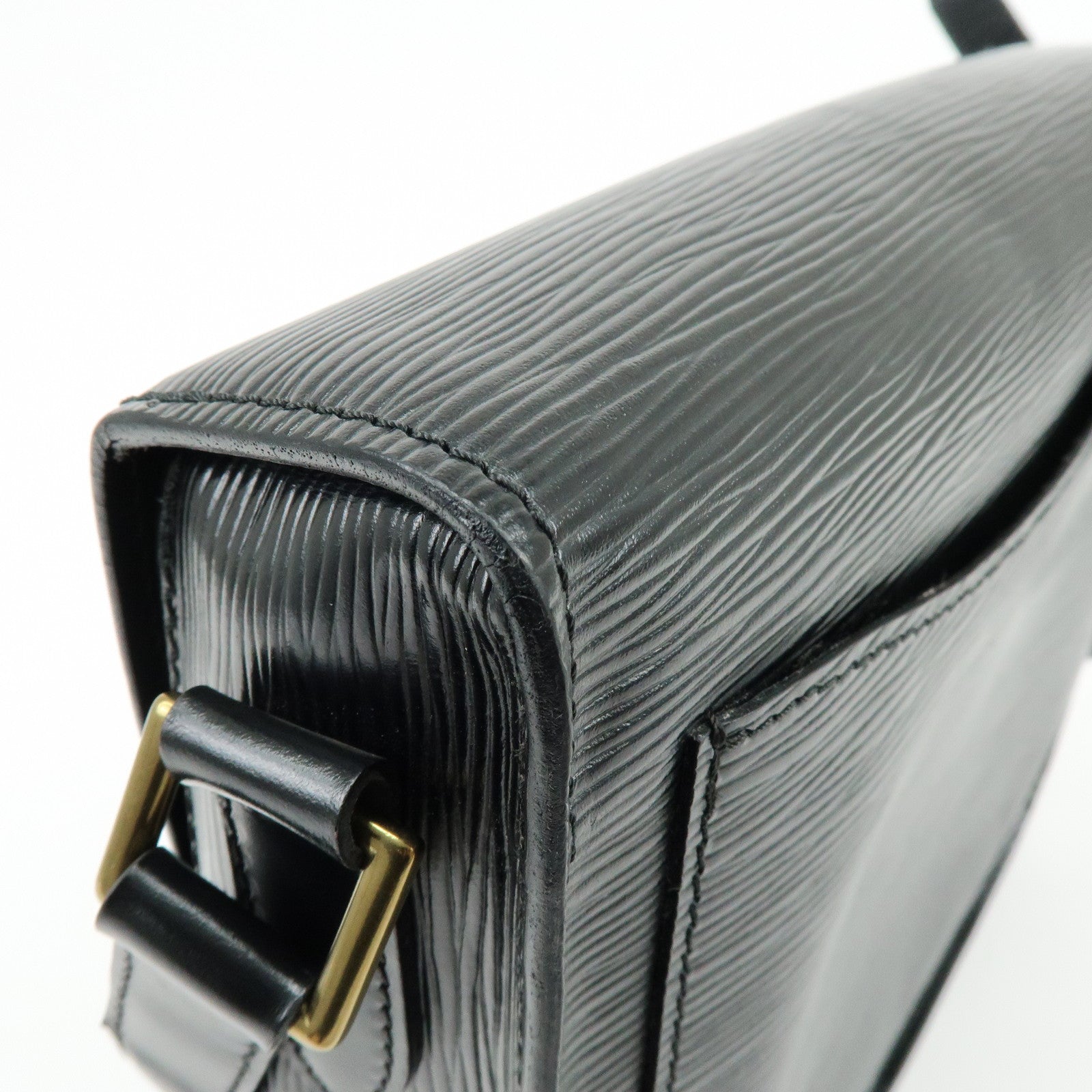 Louis Vuitton Epi Saint Cloud Shoulder Bag Black Noir M52192