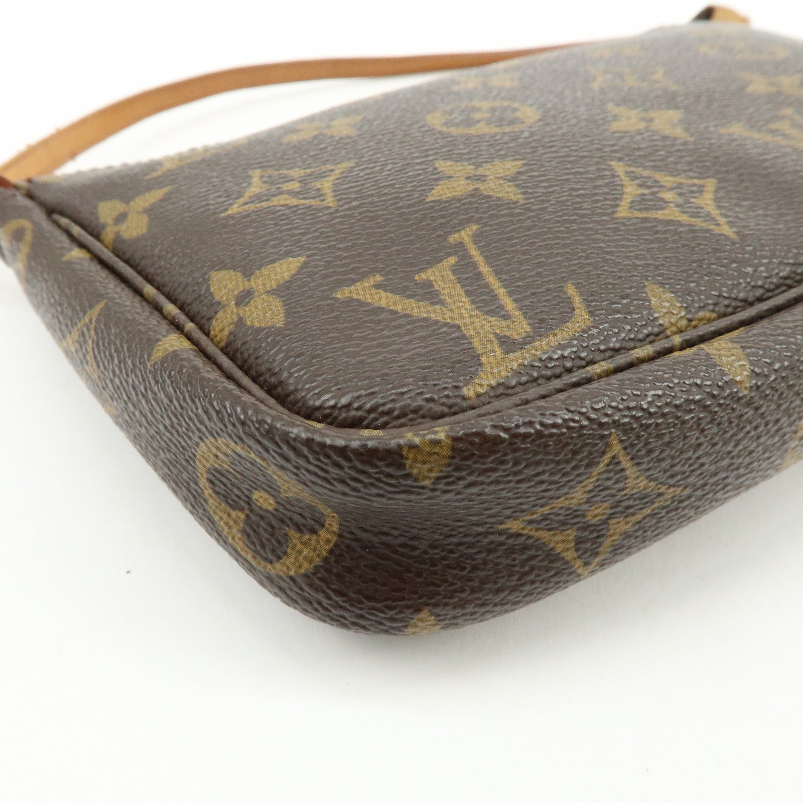 Louis Vuitton Monogram Pochette Accessoires Hand Bag Brown M51980