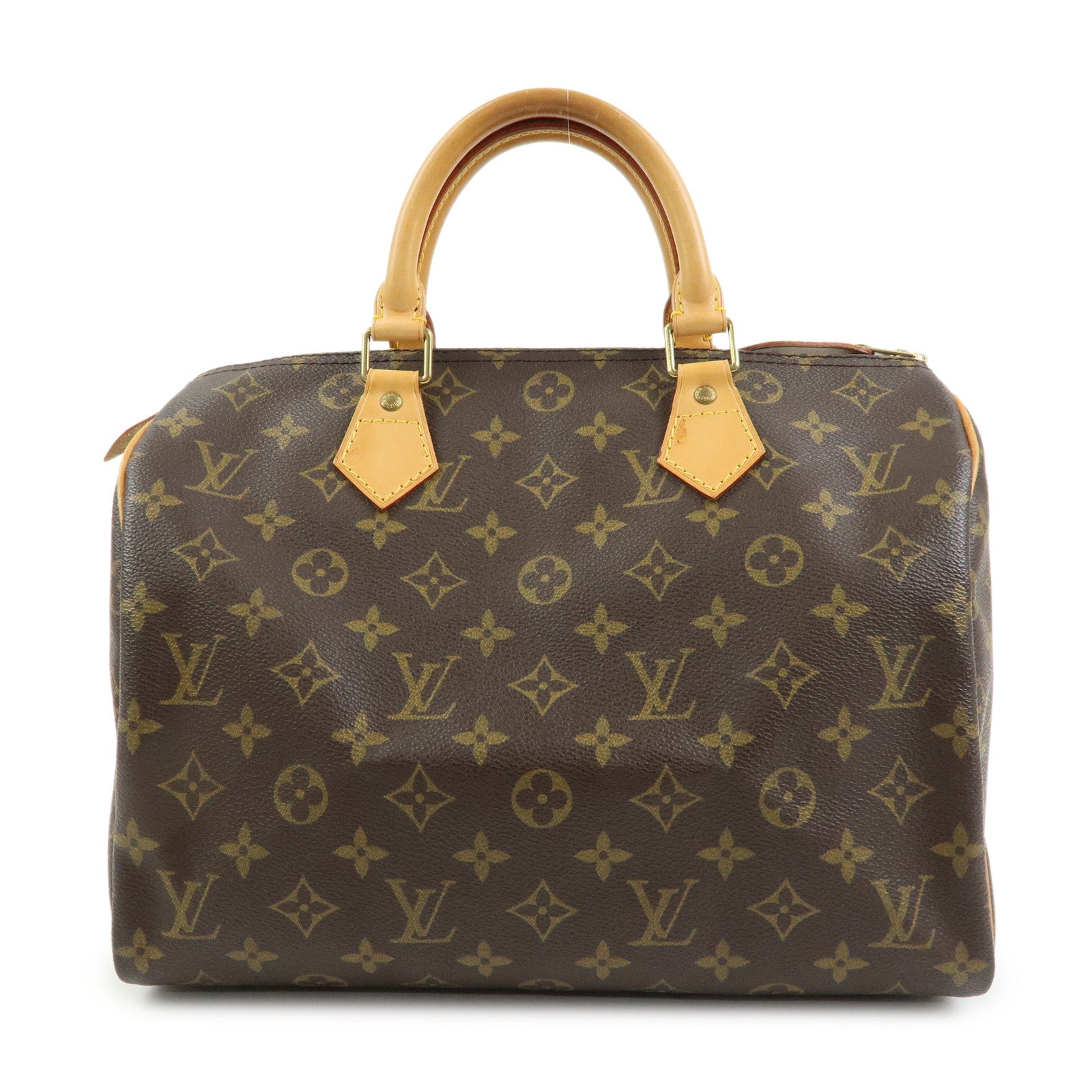 Louis Vuitton Monogram Speedy 30 Boston Bag Hand Bag Brown M41526