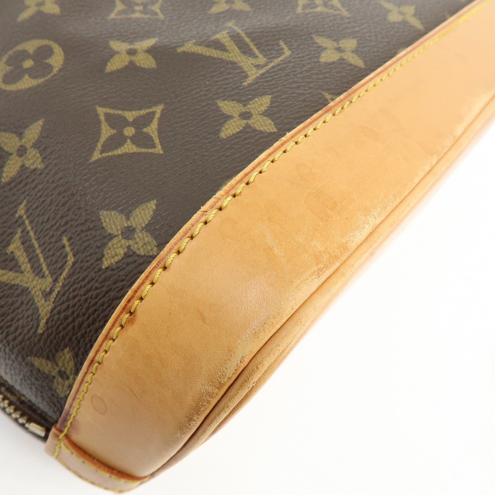 Louis Vuitton Monogram Alma Hand Bag Brown Brown M51130