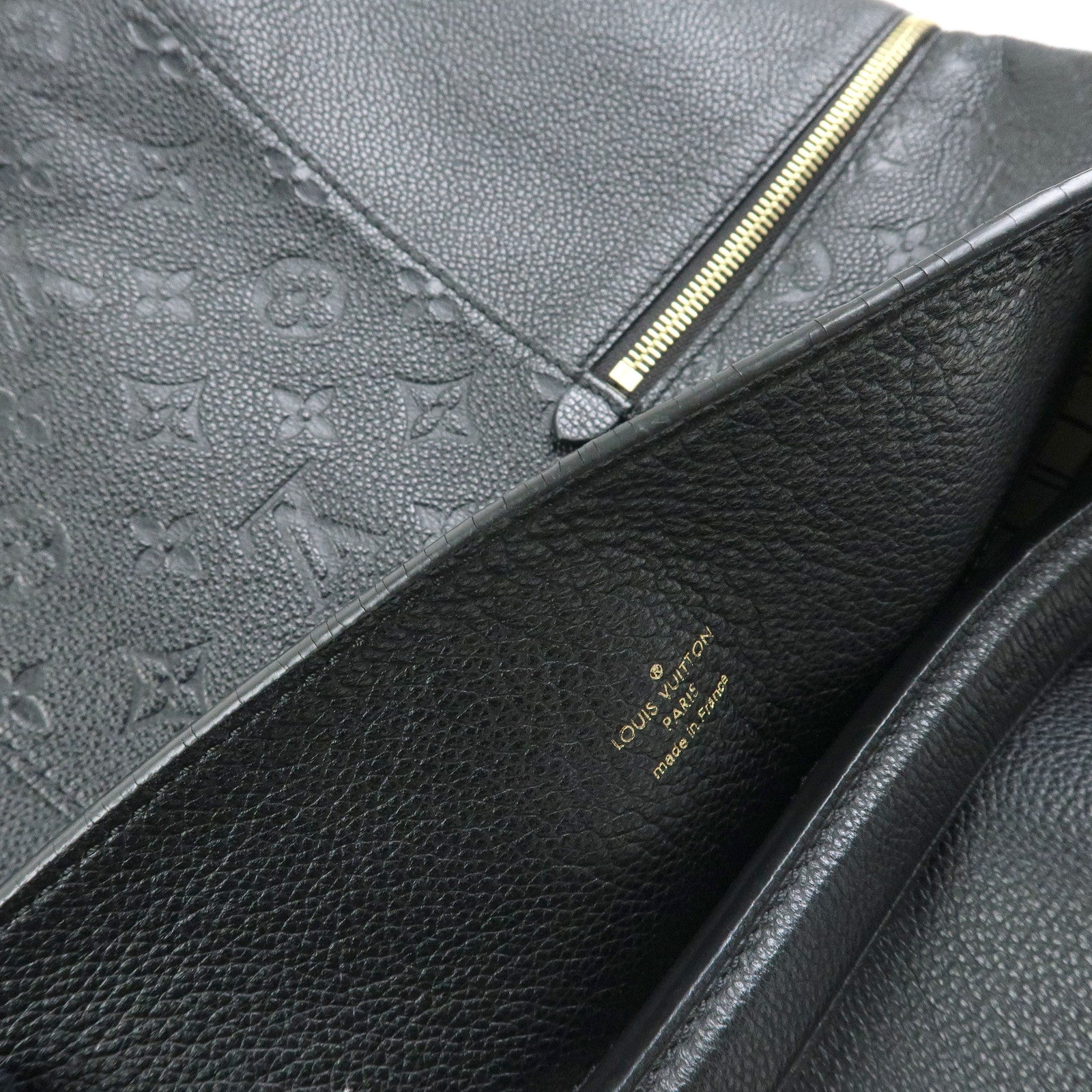 Louis Vuitton Monogram Empreinte Merry Leather 2Way Bag Noir M44014