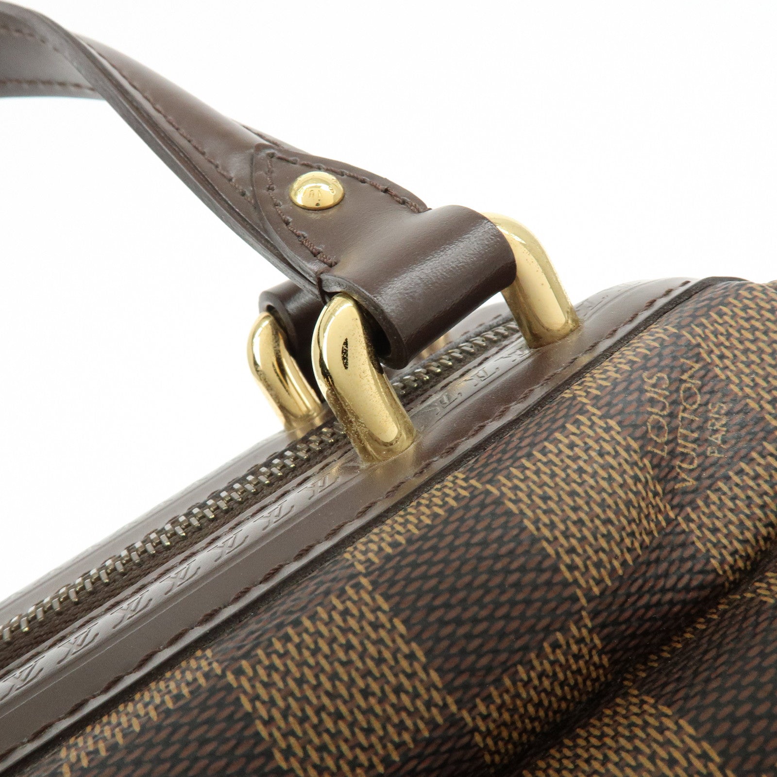 Louis Vuitton Damier Ebene Knightsbridge Boston Bag Hand Bag N51201