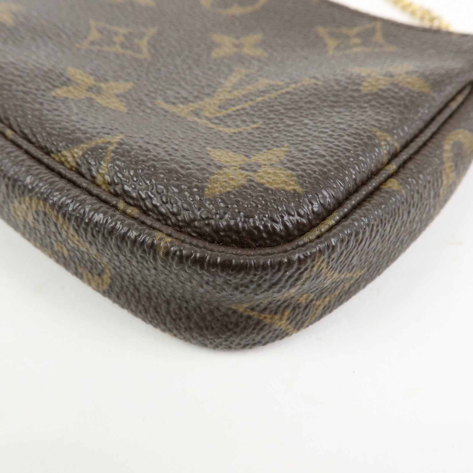 Louis Vuitton Monogram Mini Pochette Accessoires Pouch Brown M58009