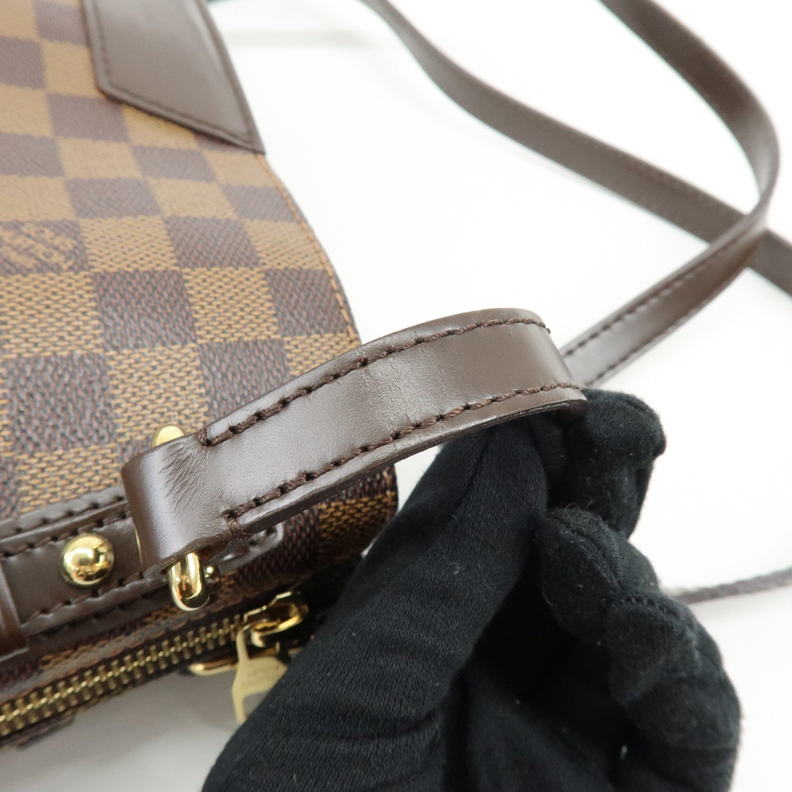 Louis Vuitton Damier Cabas Rivington Canvas Shoulder Bag Brown N41108