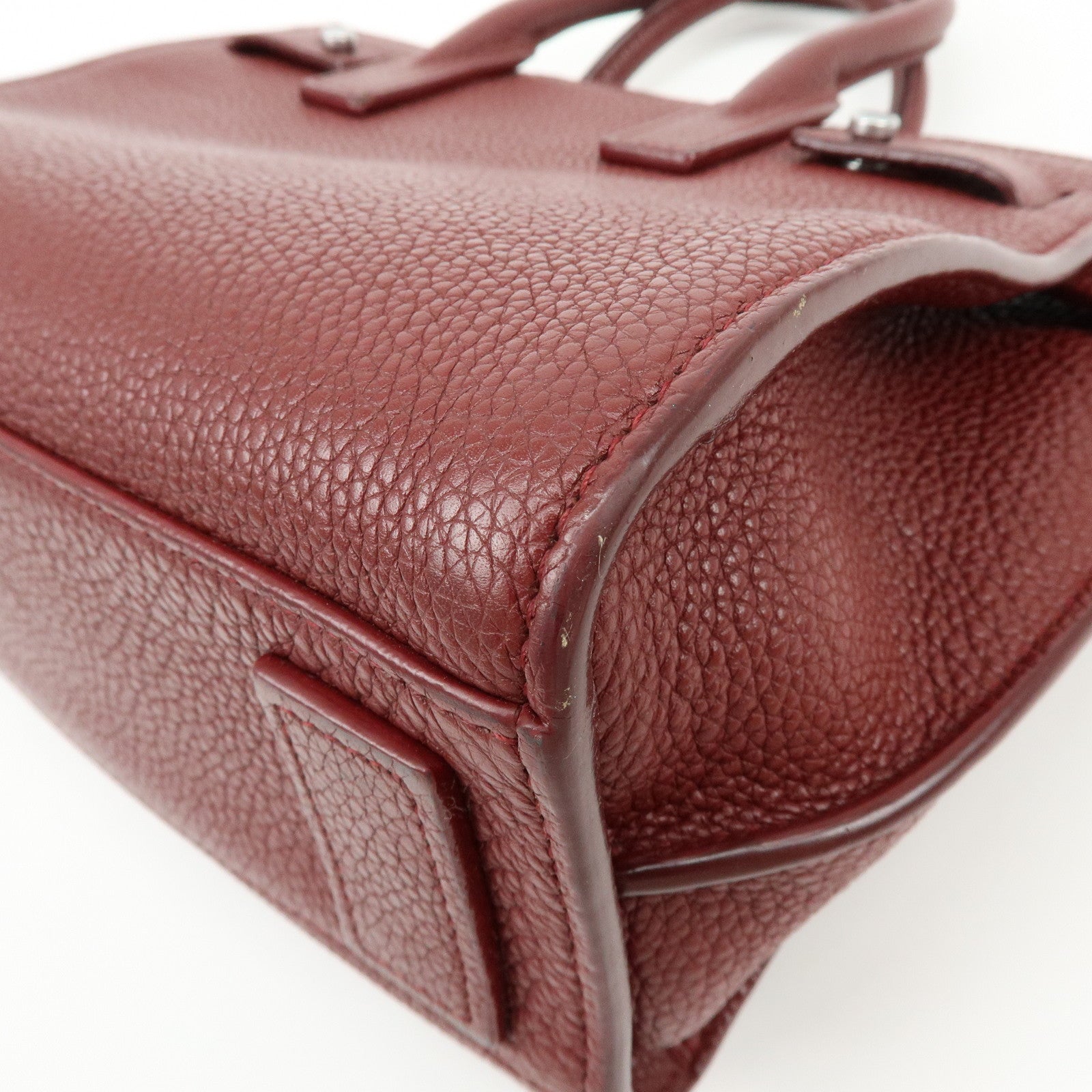 SAINT LAURENT PARIS Calf Leather Sac de Jour 2Way Hand Bag 485019