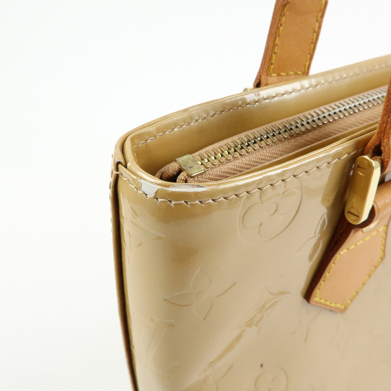Louis Vuitton Monogram Vernis Houston Noisette Tote Bag M91340
