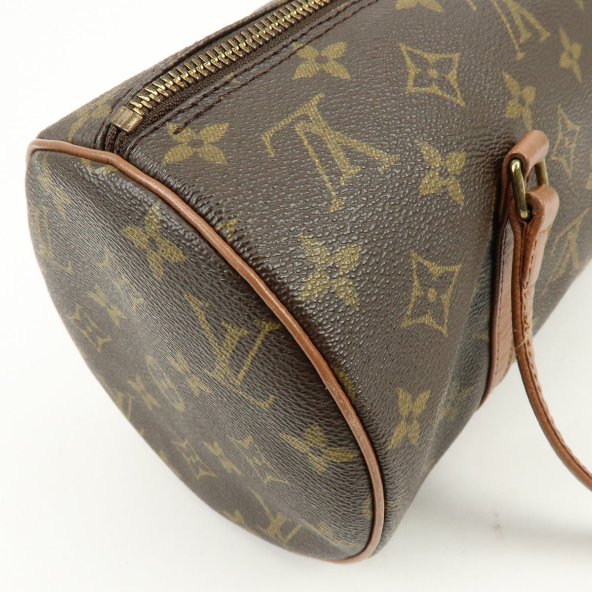 Louis Vuitton Monogram Papillon 30 Hand Bag Brown M51365