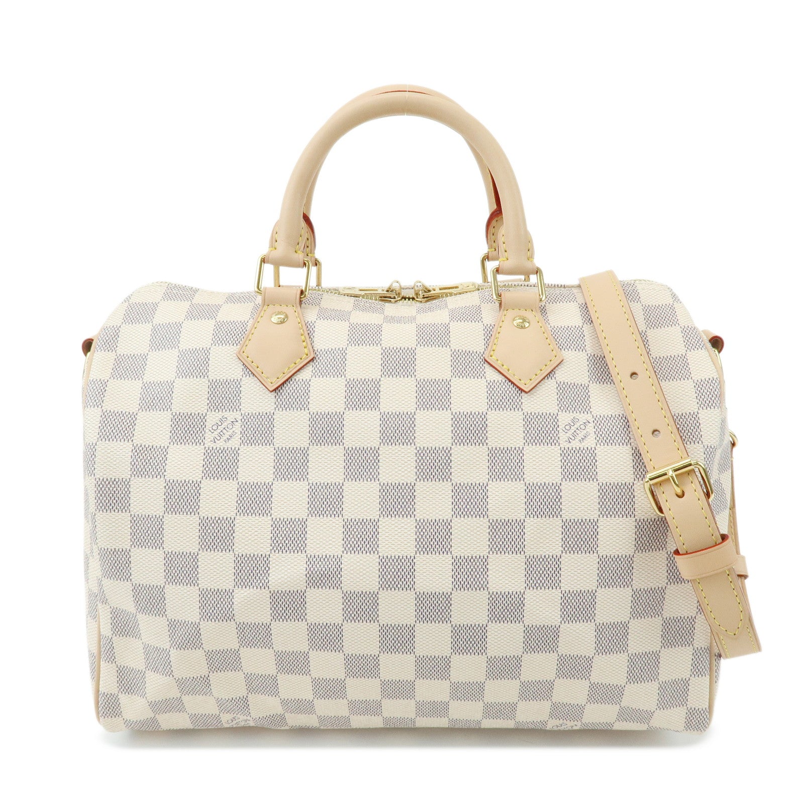 Louis Vuitton Damier Azur Speedy Bandouliere 30 Boston Bag N40592