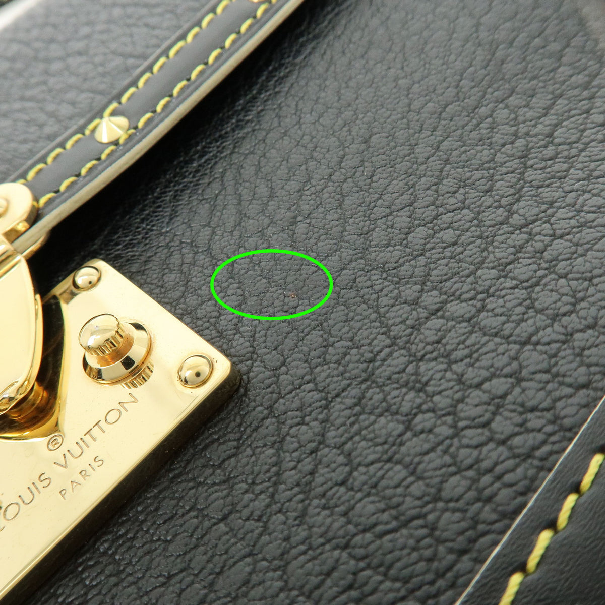 Louis Vuitton Suhari L'Aimable Leather Hand Bag Noir M92847