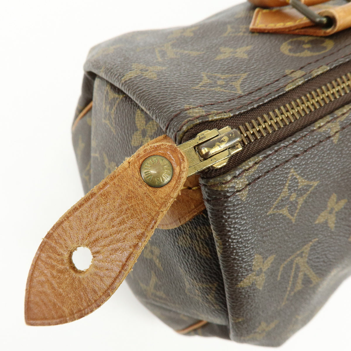 Louis Vuitton Monogram Speedy 30 Boston Bag Hand Bag Brown M41526