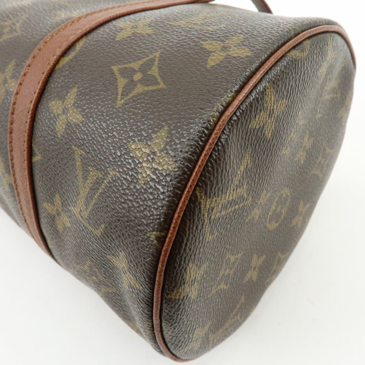 Louis Vuitton Monogram Papillon 30 Hand Bag Brown M51365