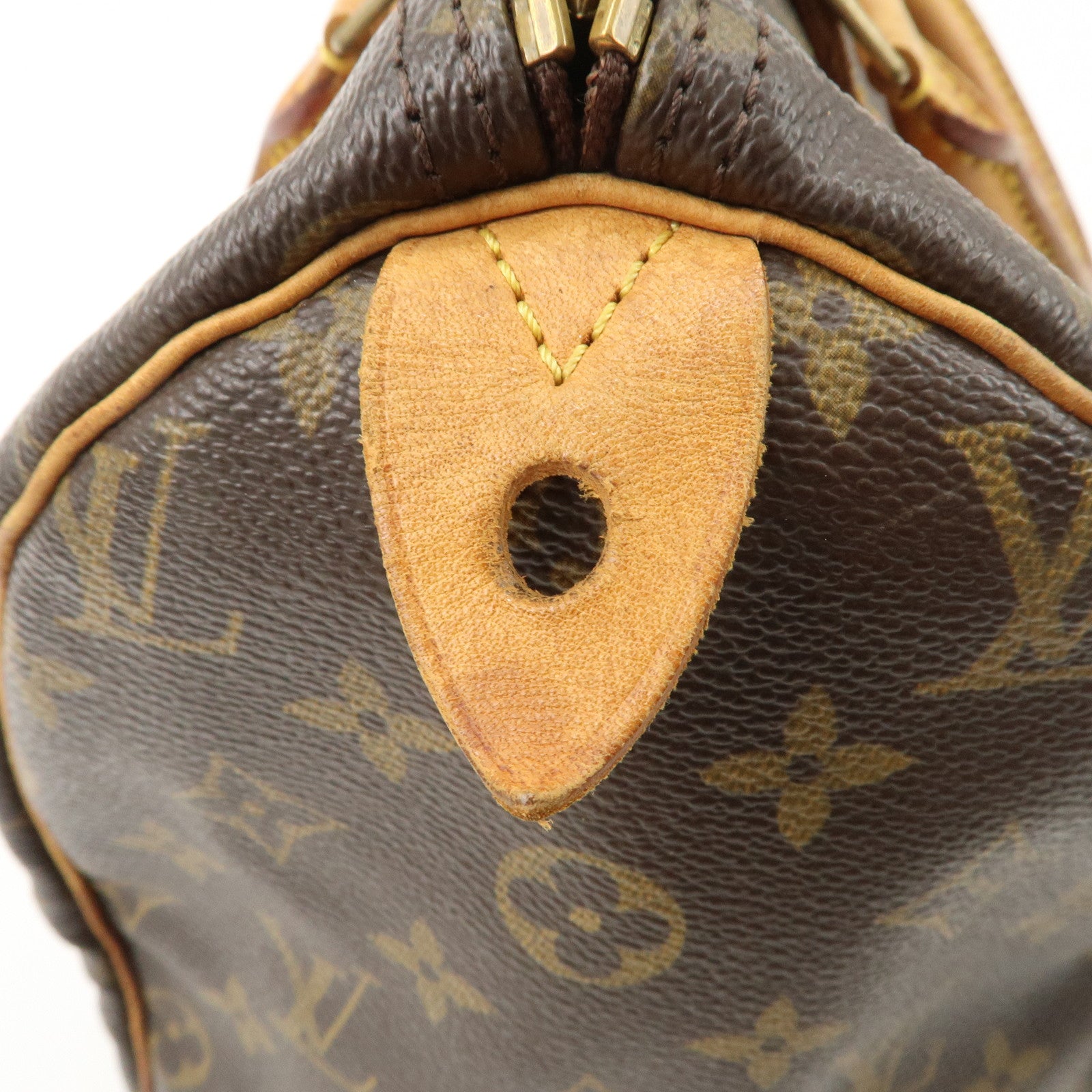Louis Vuitton Monogram Speedy 30 Hand Bag Boston Bag M41526 Used
