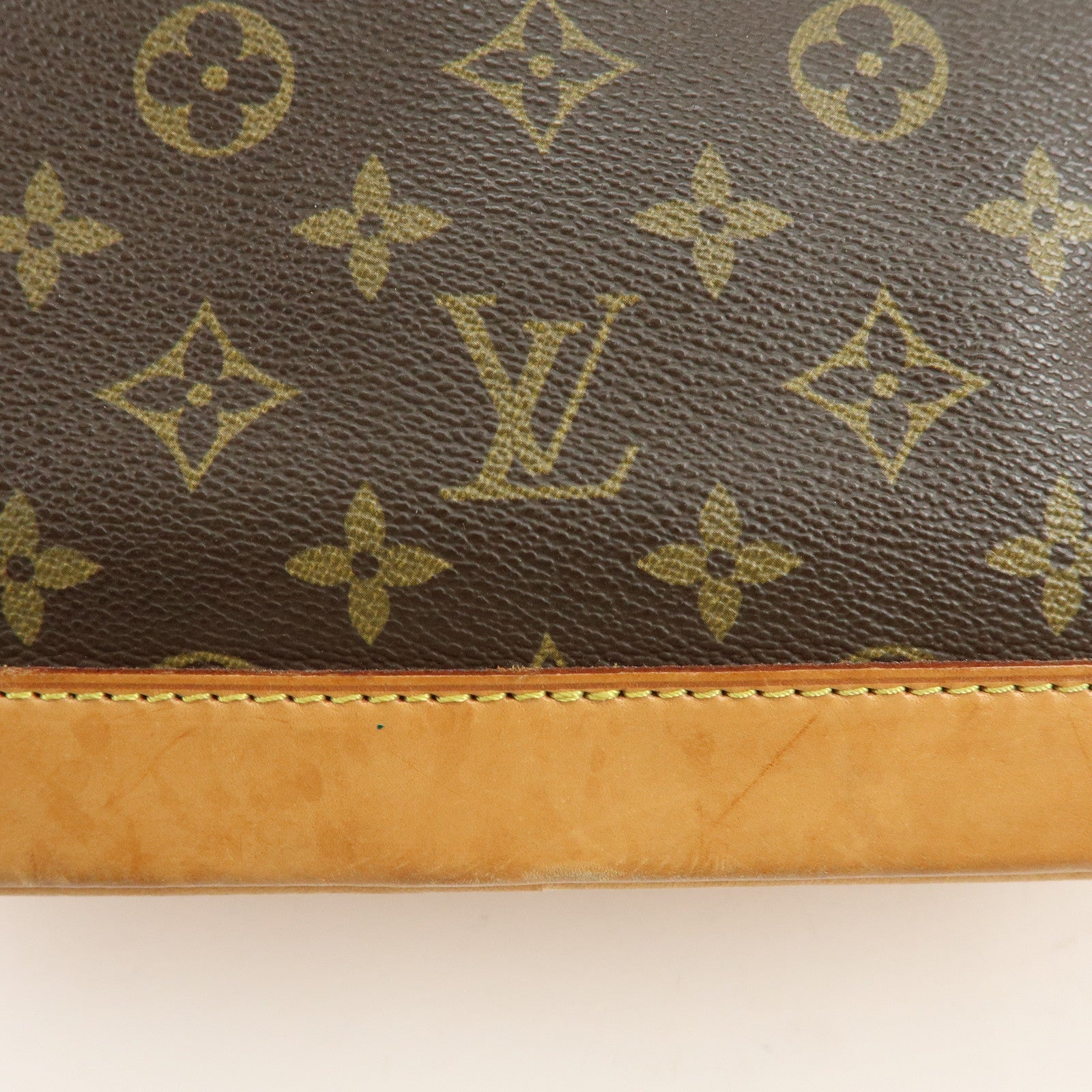 Louis Vuitton Monogram Canvas Alma Hand Bag Brown M51130