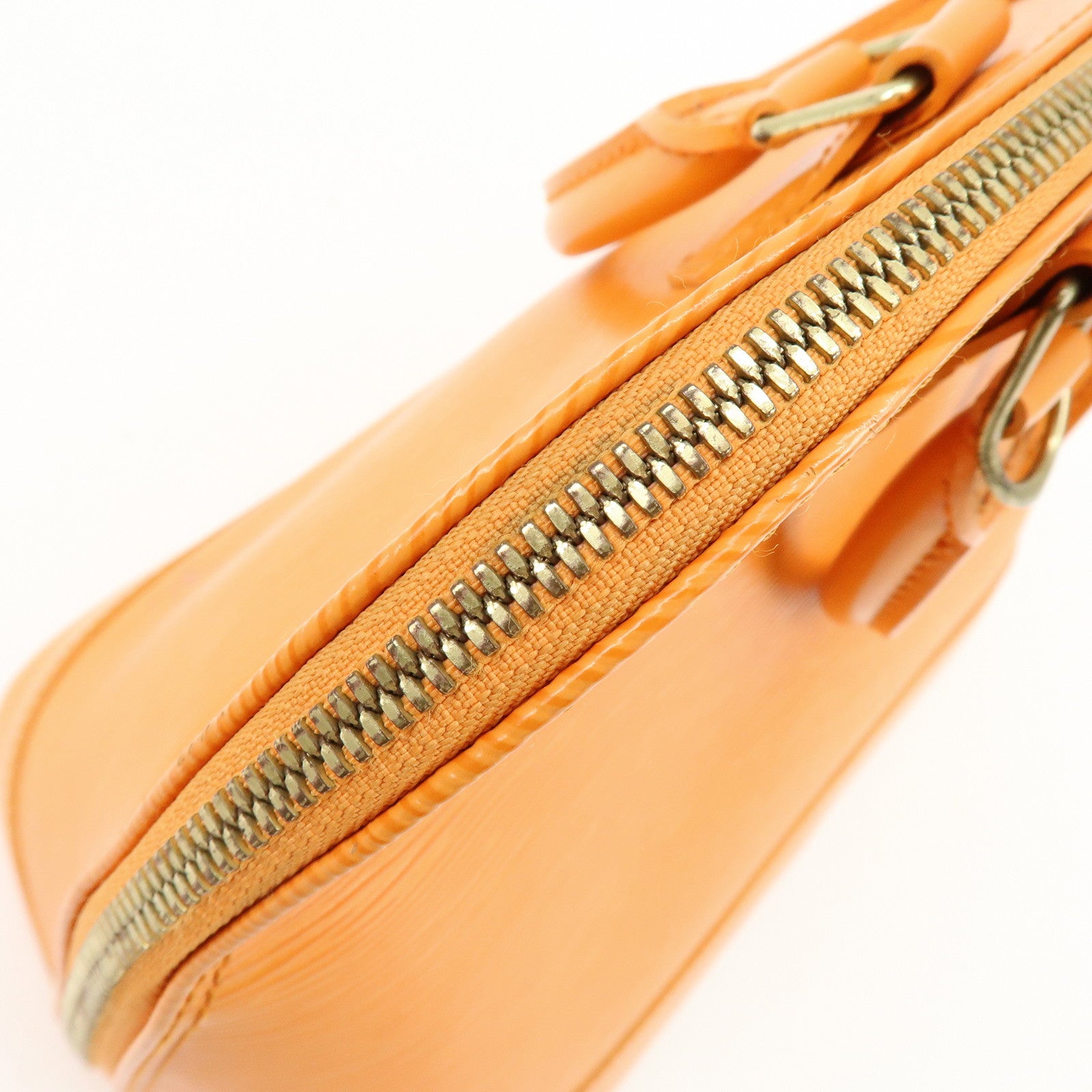 Louis Vuitton Epi Leather Alma PM Hand Bag Mandarin Orange M5124H