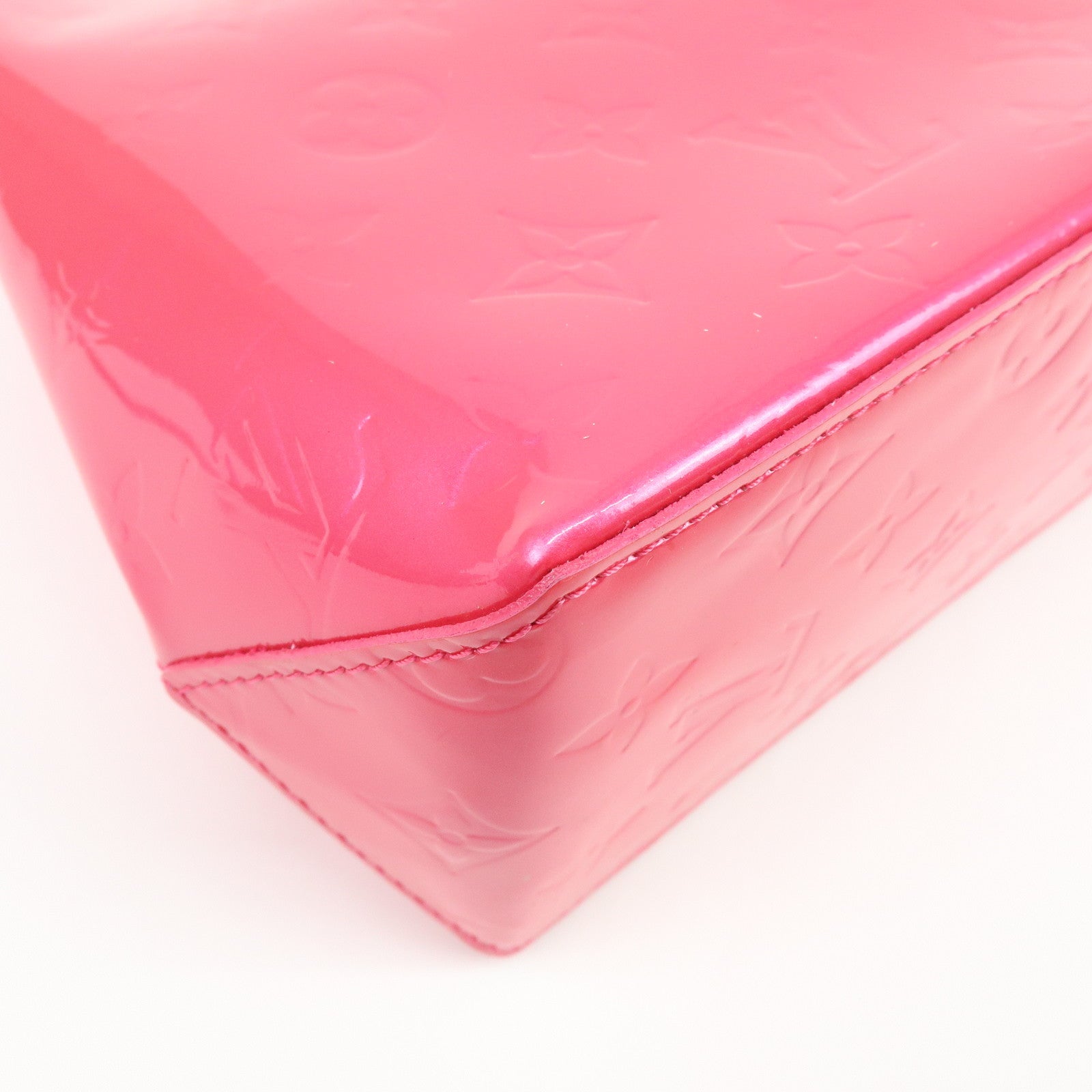 Louis Vuitton Monogram Vernis Lead PM Hand Bag Pink M91221