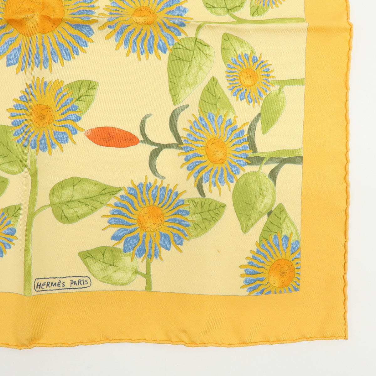 HERMES Lot of 2 Carre 45 Silk 100% Scarf TOURNE SOLS FORCES DE LA VIE