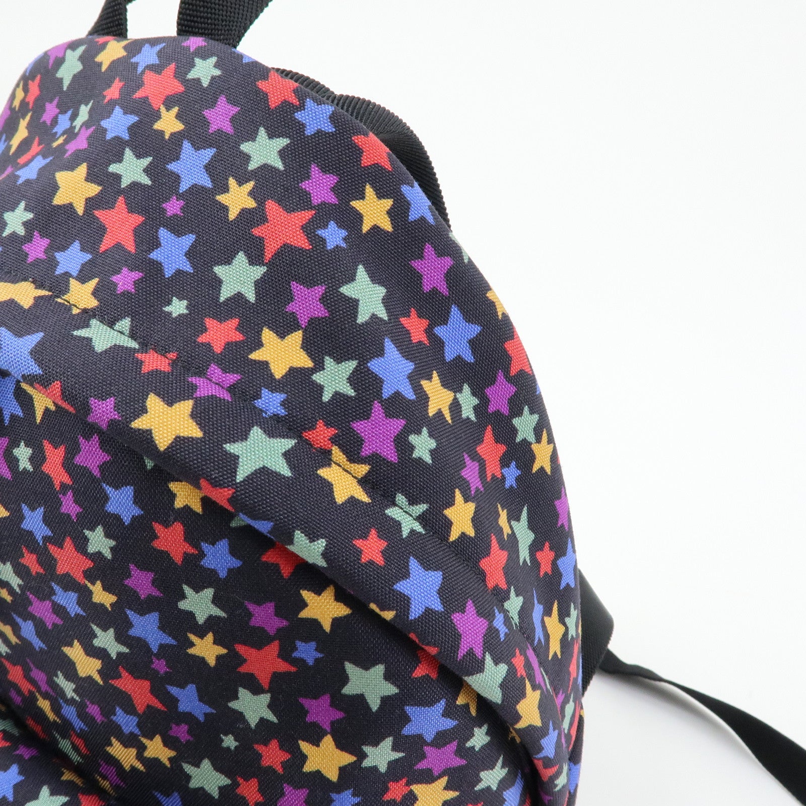 SAINT LAURENT PARIS City Canvas Leather Backpack Star Pattern 508548