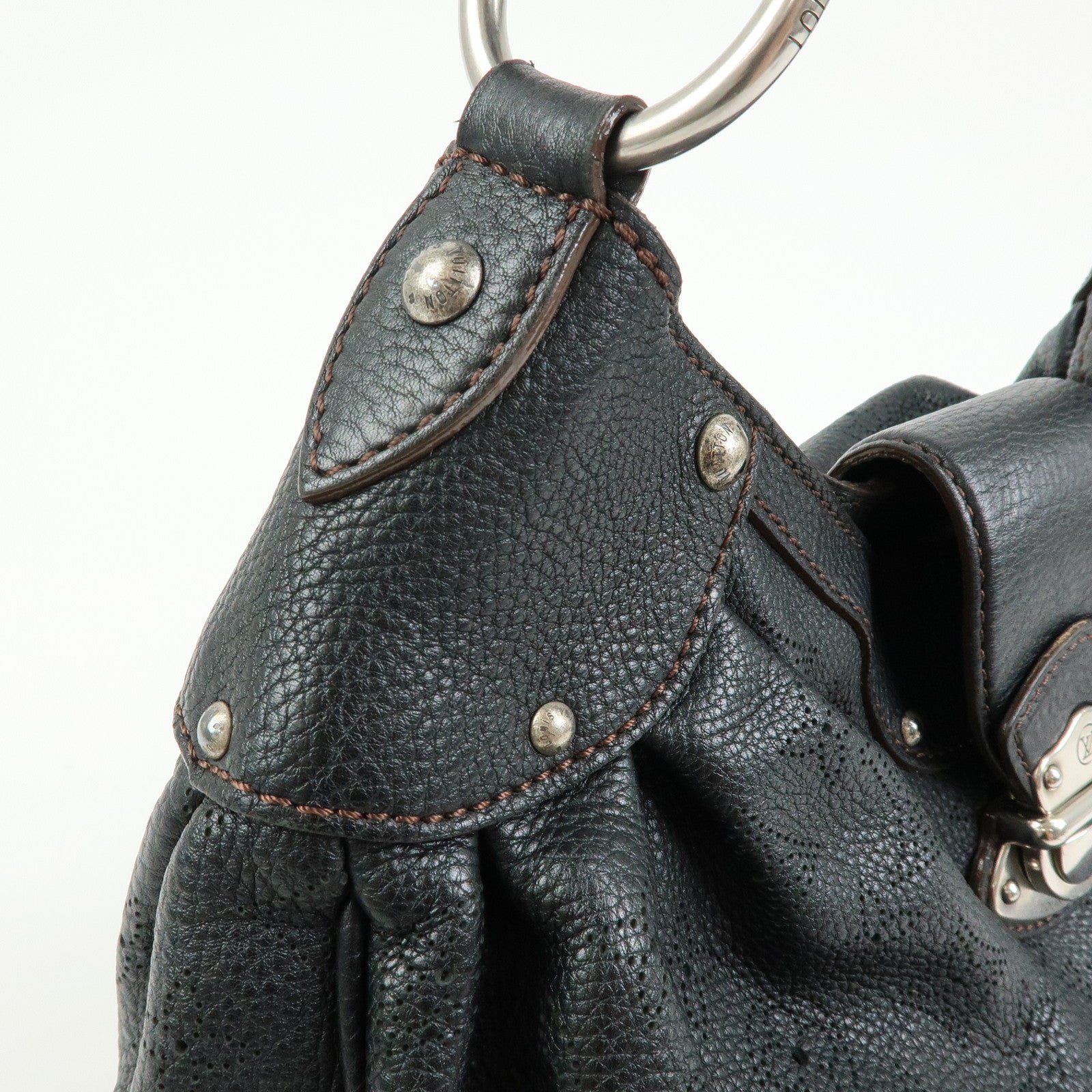 Louis Vuitton Monogram Mahina Solar PM Shoulder Bag Noir M93127