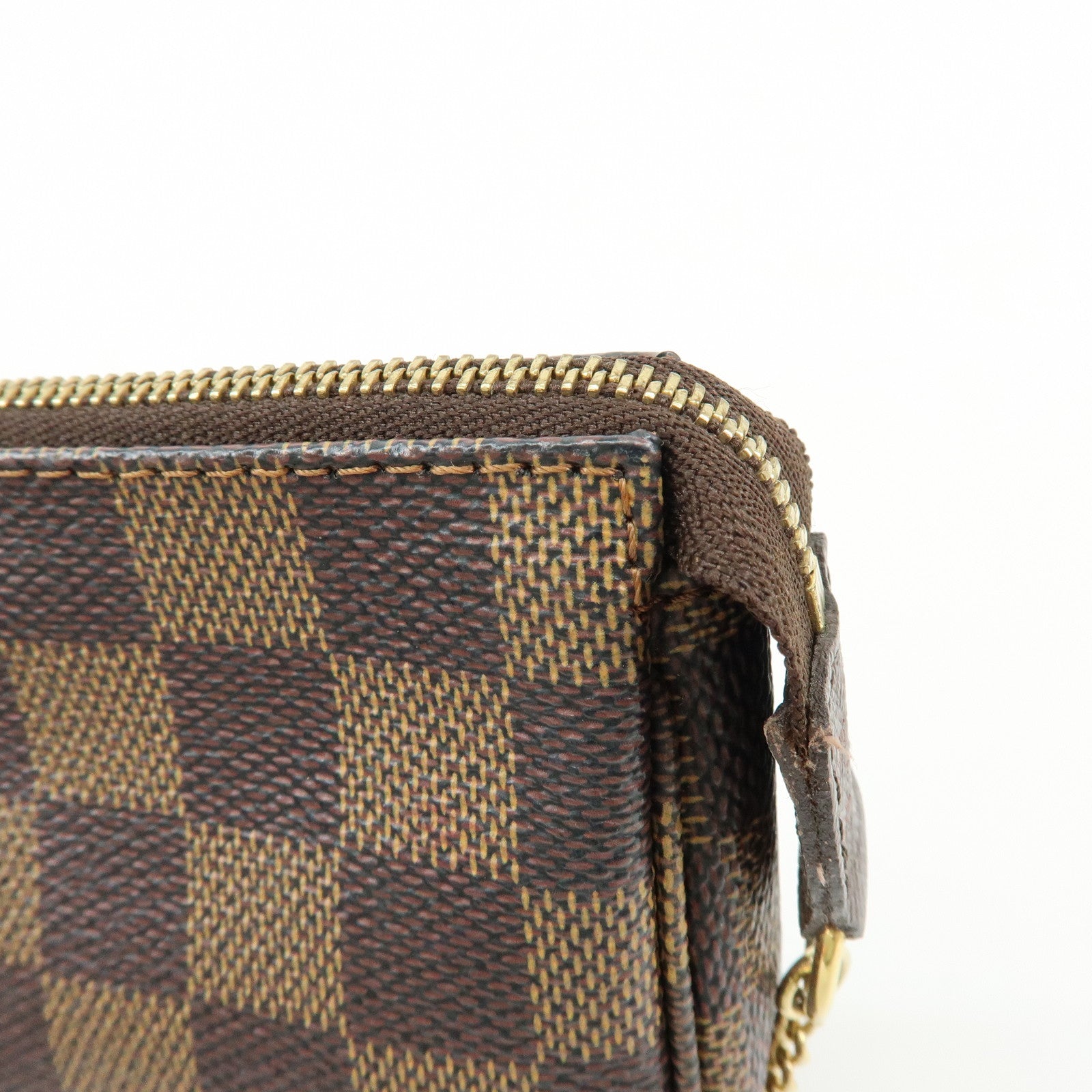 Louis Vuitton Damier Ebene Mini Pochette Accessoires Hand Bag