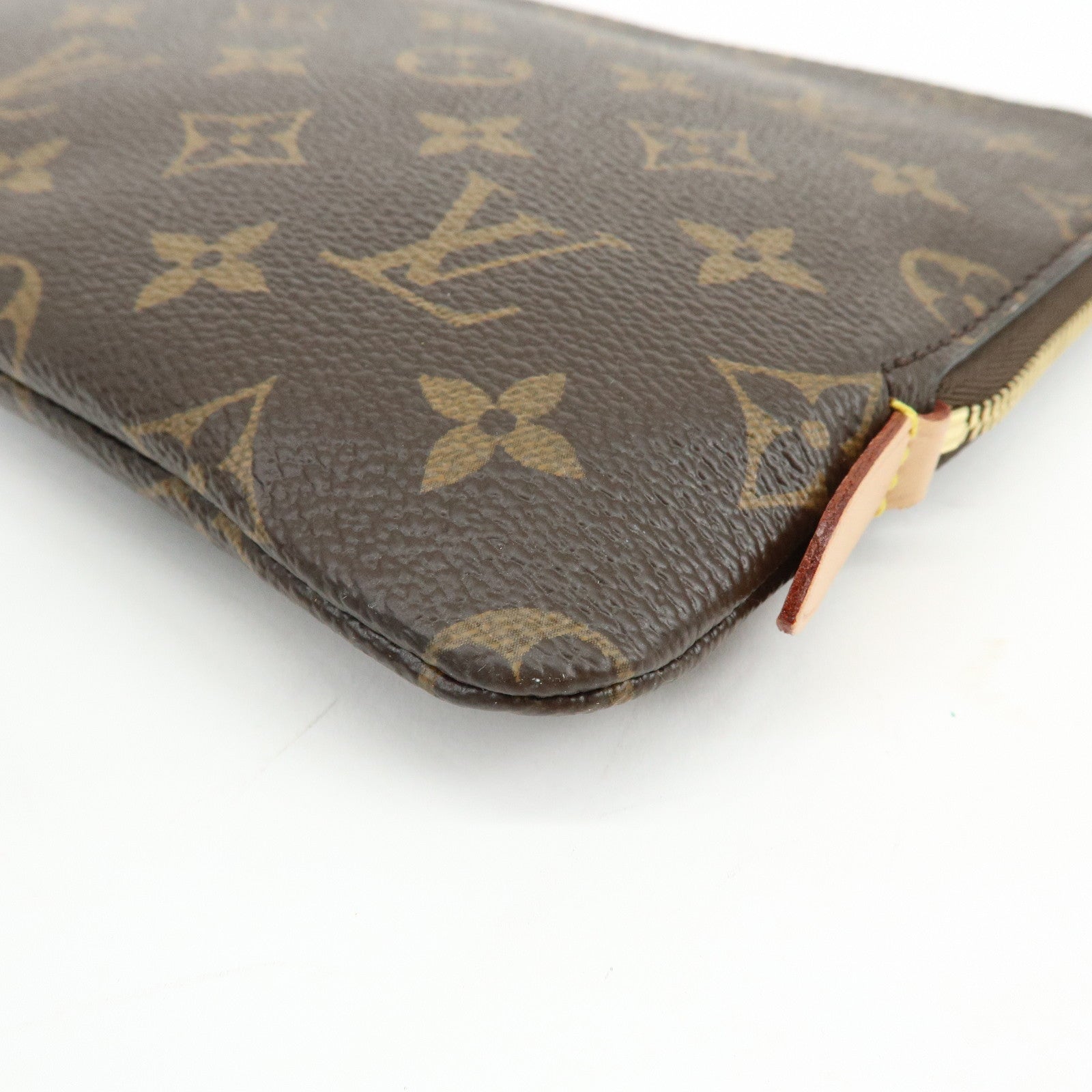 Louis Vuitton Etui Voyage PM Clutch Bag Pouch Brown M44500