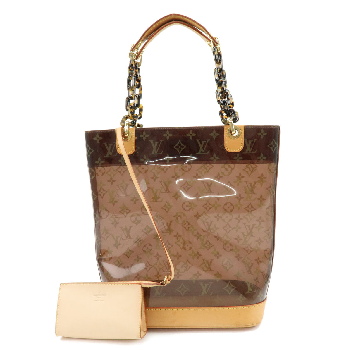 Louis Vuitton Cruise Line Monogram Cabas Ambre MM Tote Bag Brown M92501