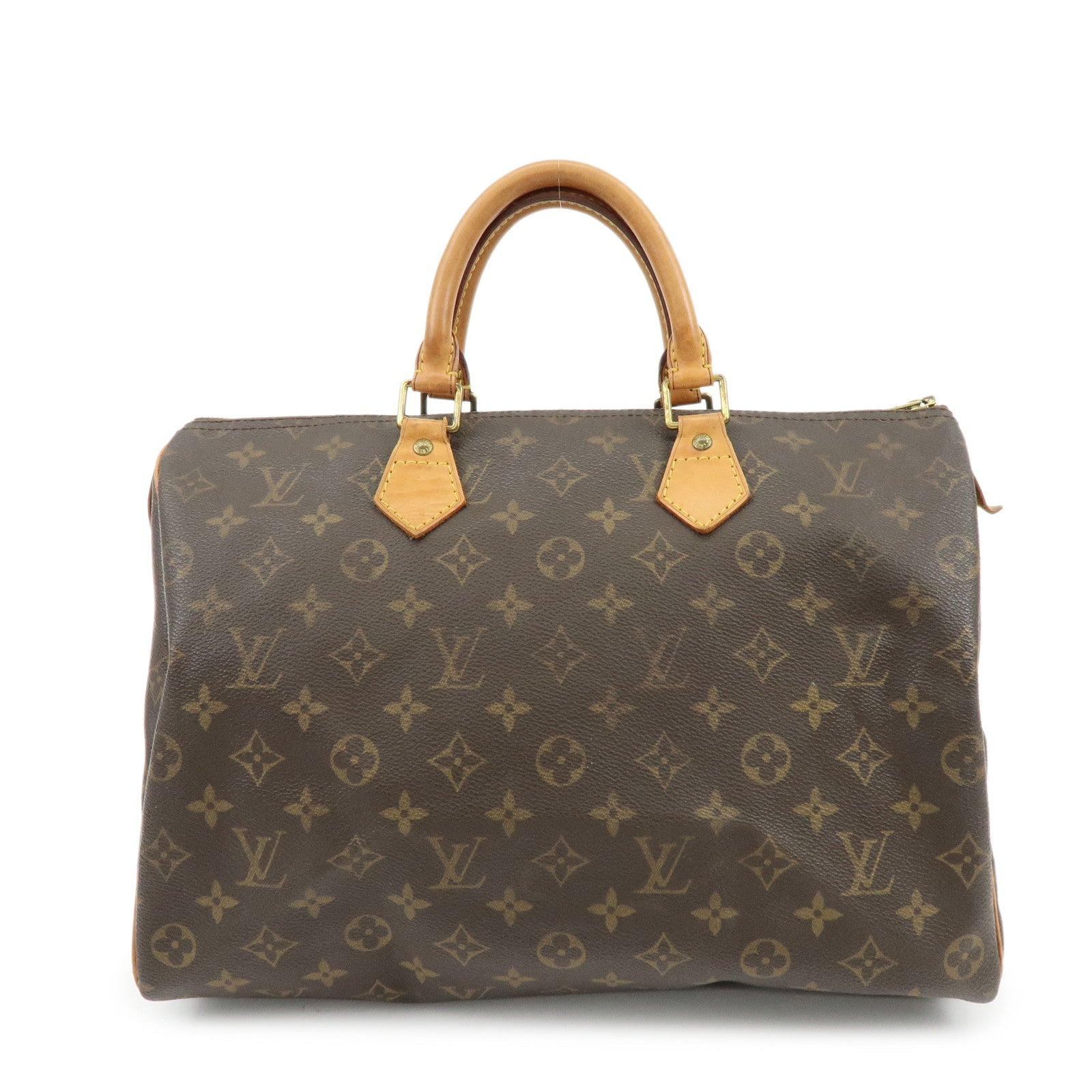 Louis Vuitton Monogram Speedy 30 Boston Bag Hand Bag Brown M41526