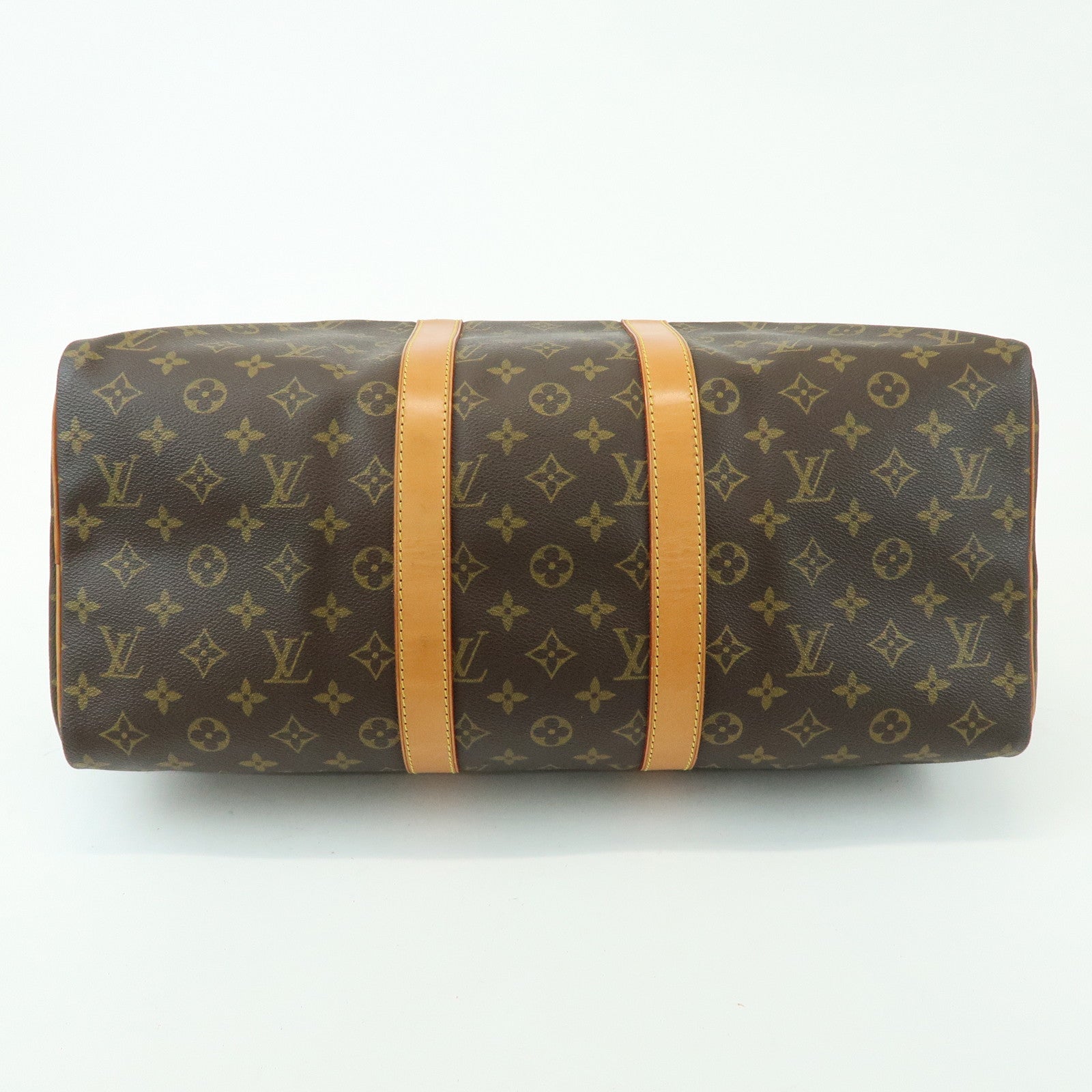 Louis Vuitton Monogram  Keep All 45 CanvasBoston Bag Brown M41428