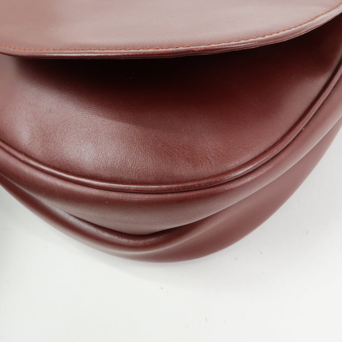 Cartier Must de Cartier Leather Shoulder Bag Crossbody Bag Bordeaux
