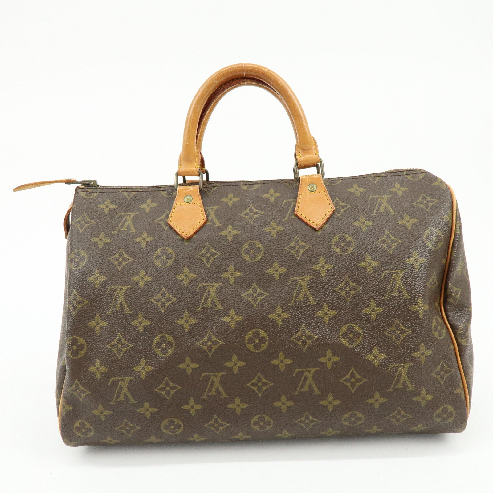 Louis Vuitton Monogram Canvas Speedy 35 Boston Bag Hand Bag M41524